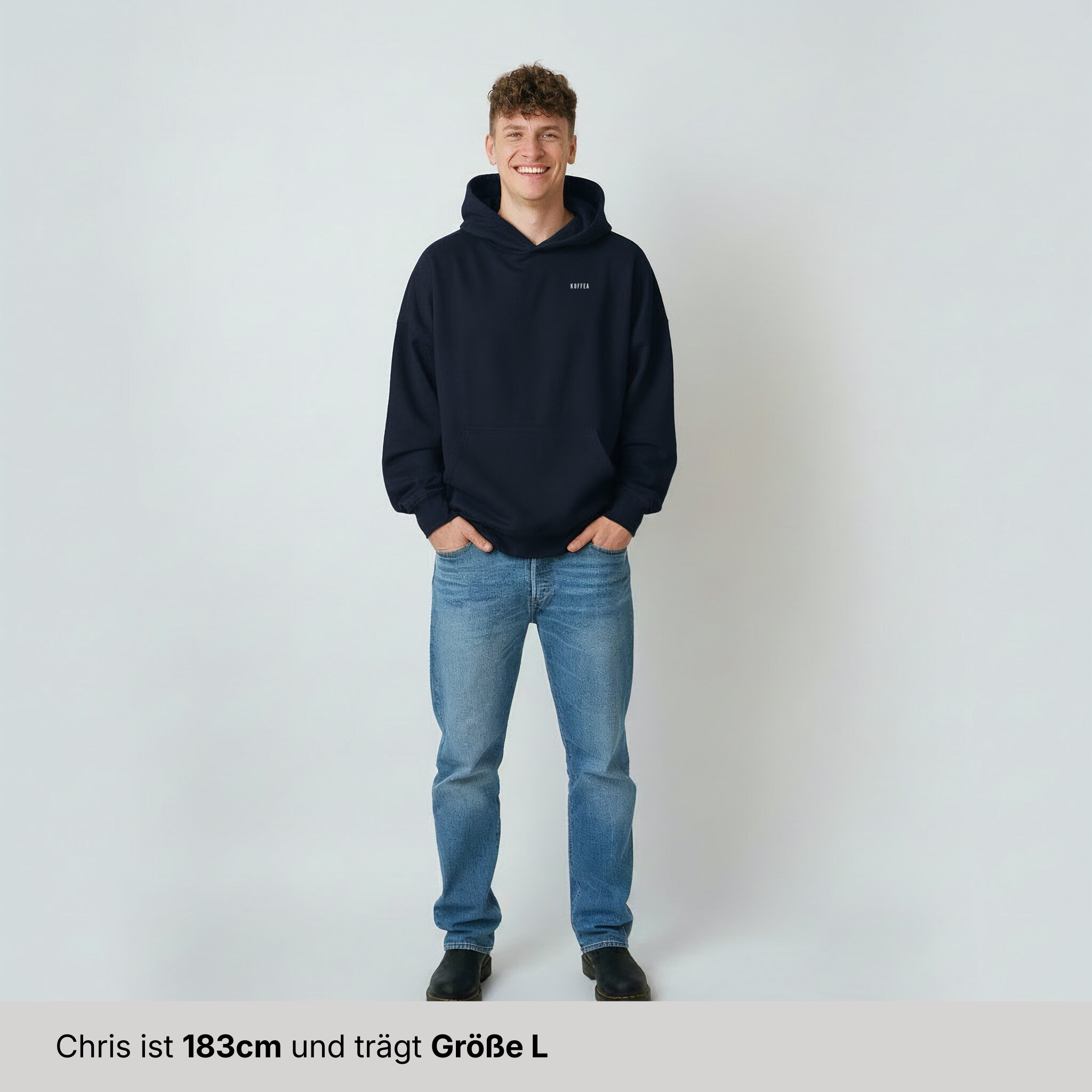 Oversize Hoodie "Weil Kaffee (Yellow Version)"