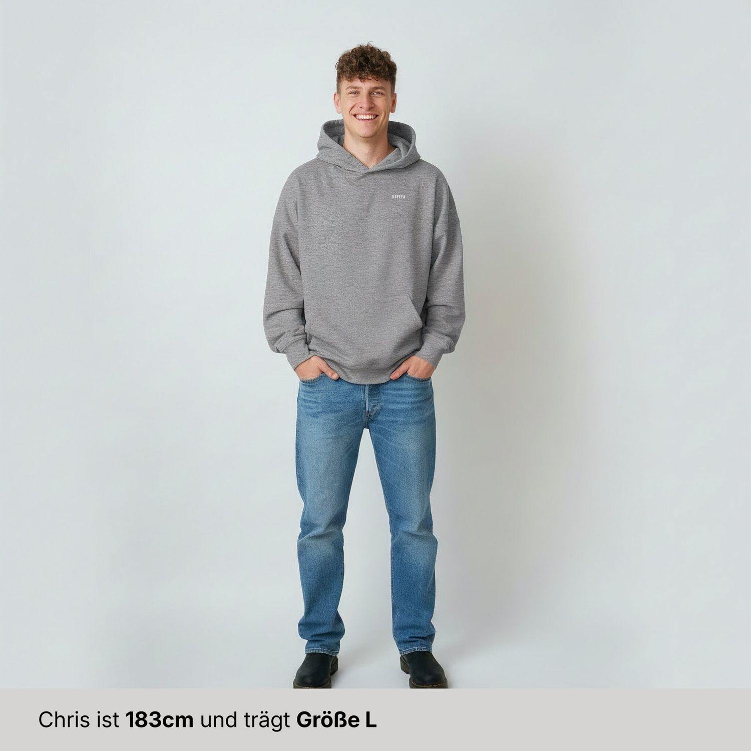 Oversize Hoodie "Coffee Letter"