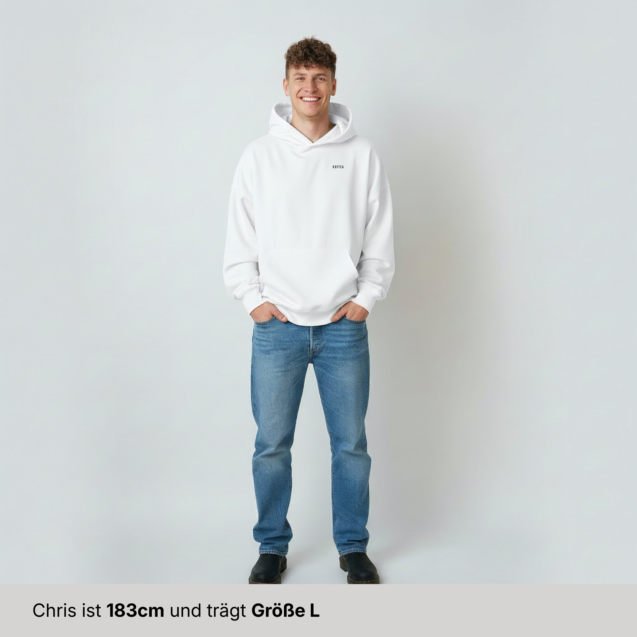 Oversize Hoodie "Damn Coffee"