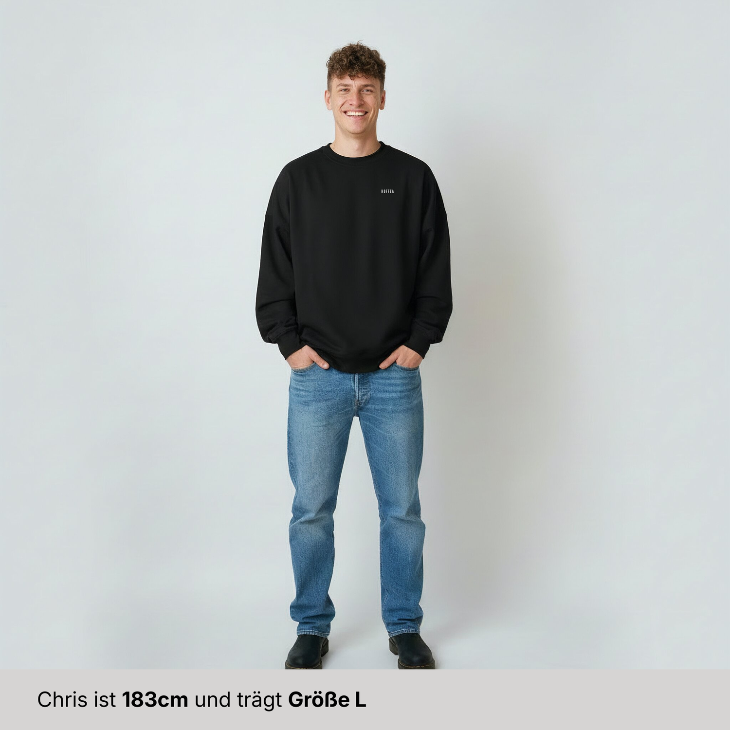 Oversize Sweatshirt "I Wanted Coffee"