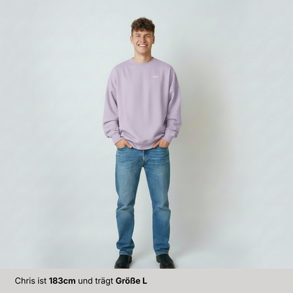 Oversize Sweatshirt "Weil Kaffee (Green Version)"