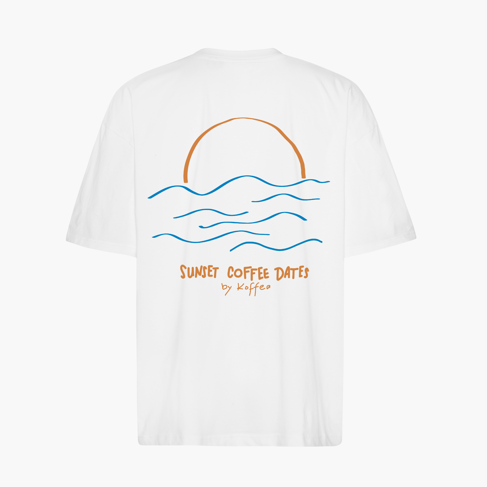 Oversize Shirt "Sunset Coffee Dates"