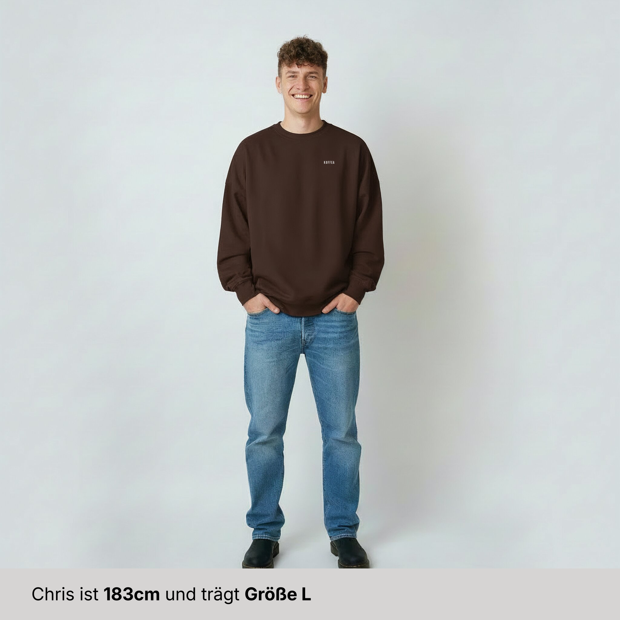 Oversize Sweatshirt "Flat White"