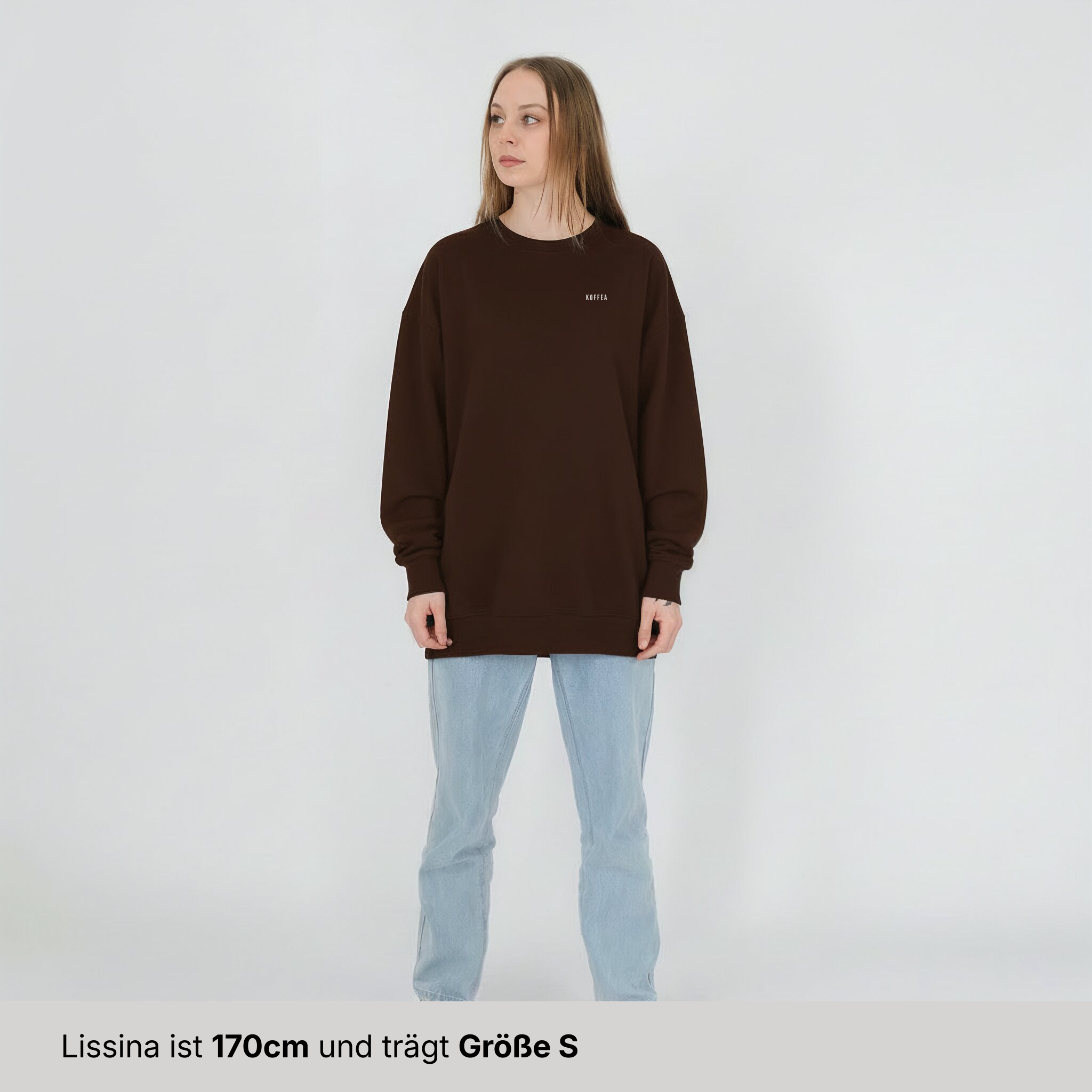 Oversize Sweatshirt "Flat White"