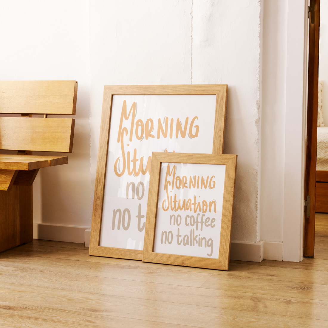 Poster &quot;Morning Situation&quot;