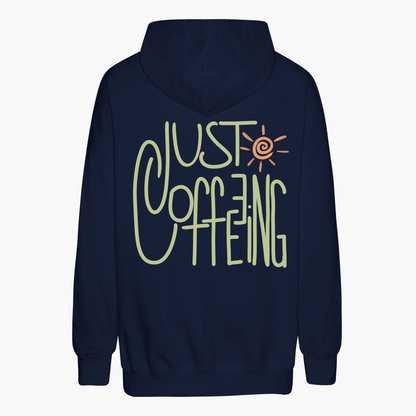Unisex Oversize Hoodie &quot;JUST COFFEEING&quot;