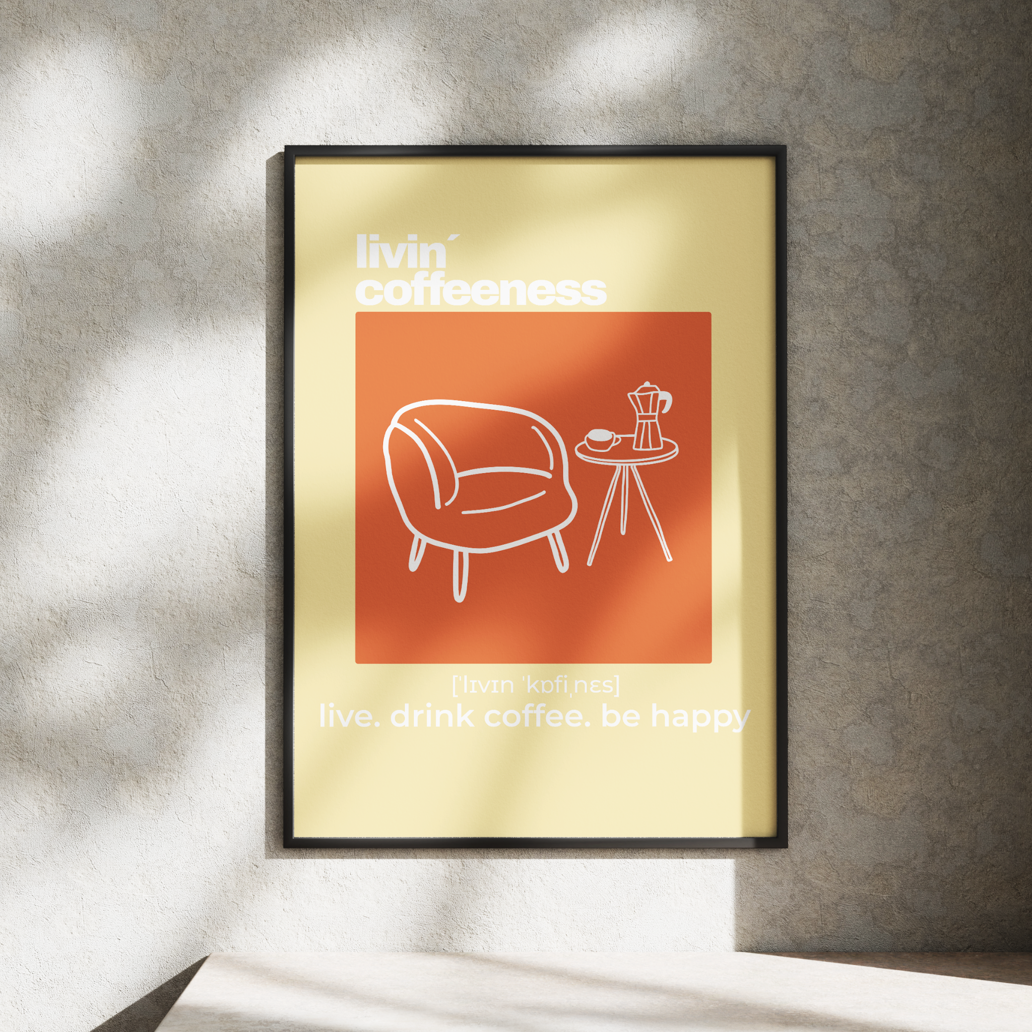 cozy coffee corner - Poster