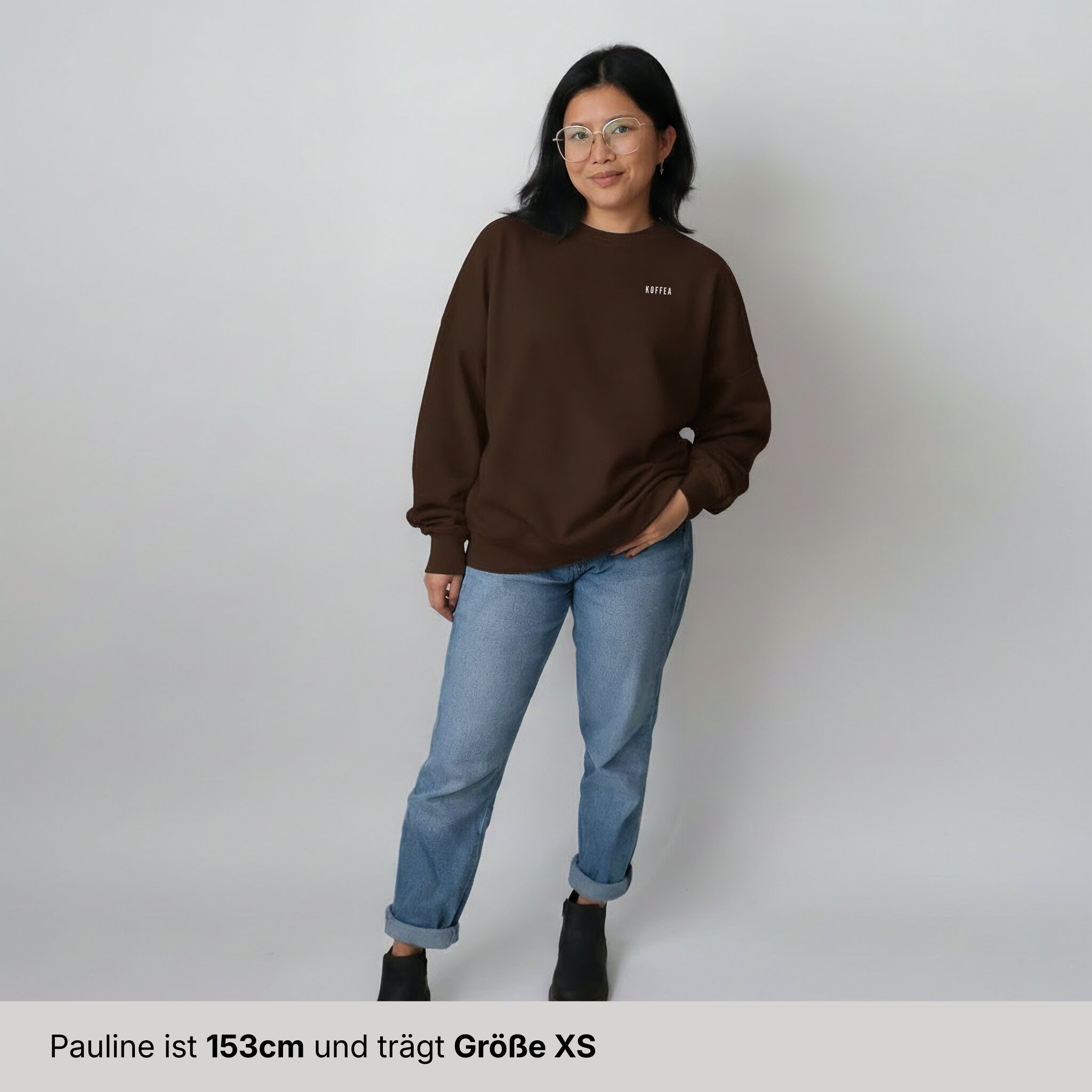 Oversize Sweatshirt "Flat White"