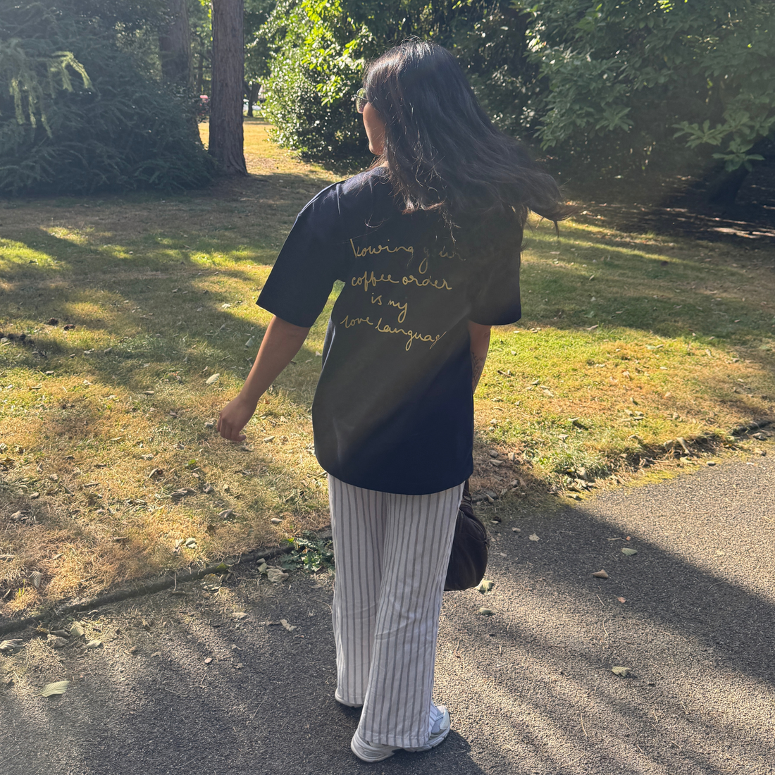 Unisex Oversize Shirt &quot;coffee order&quot;