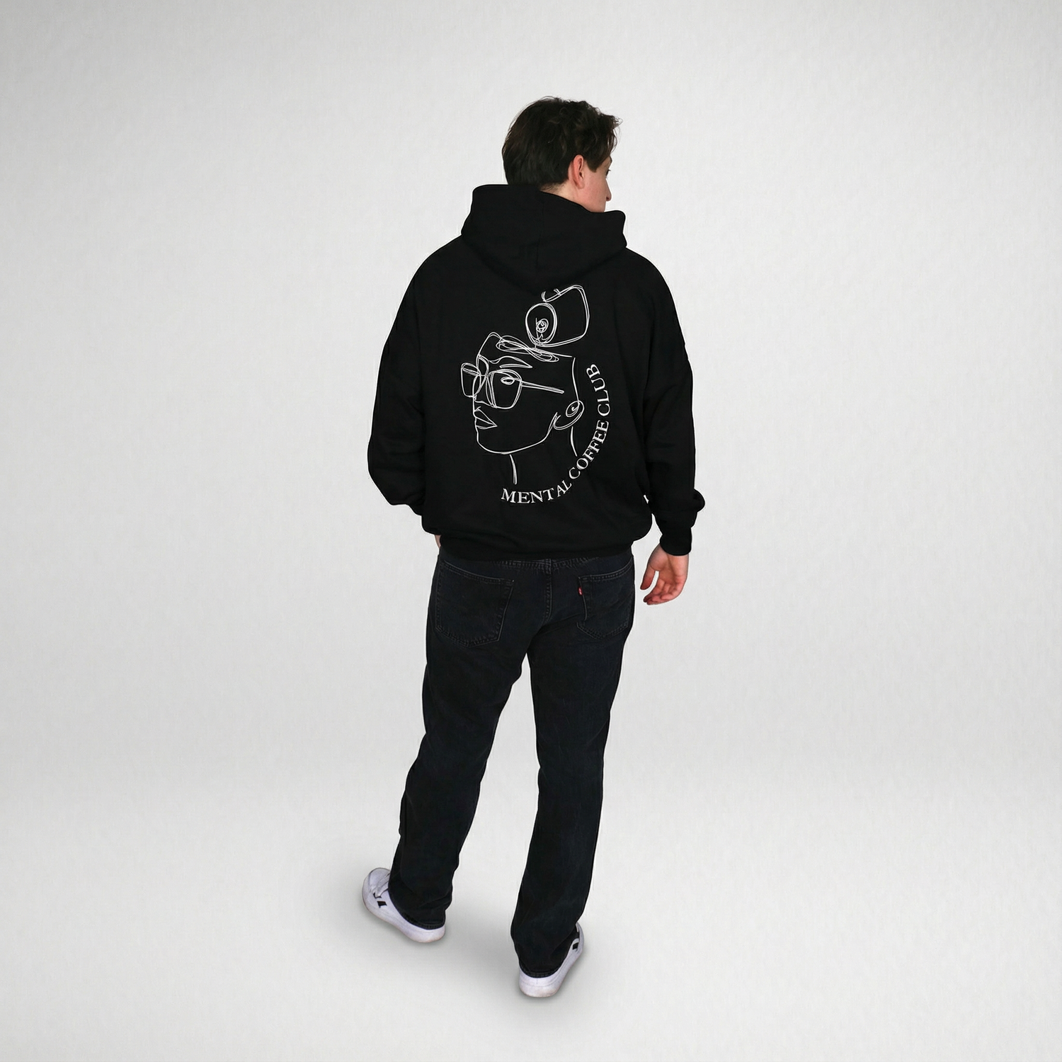 Oversize Hoodie "Mental Coffee Club (new version)"