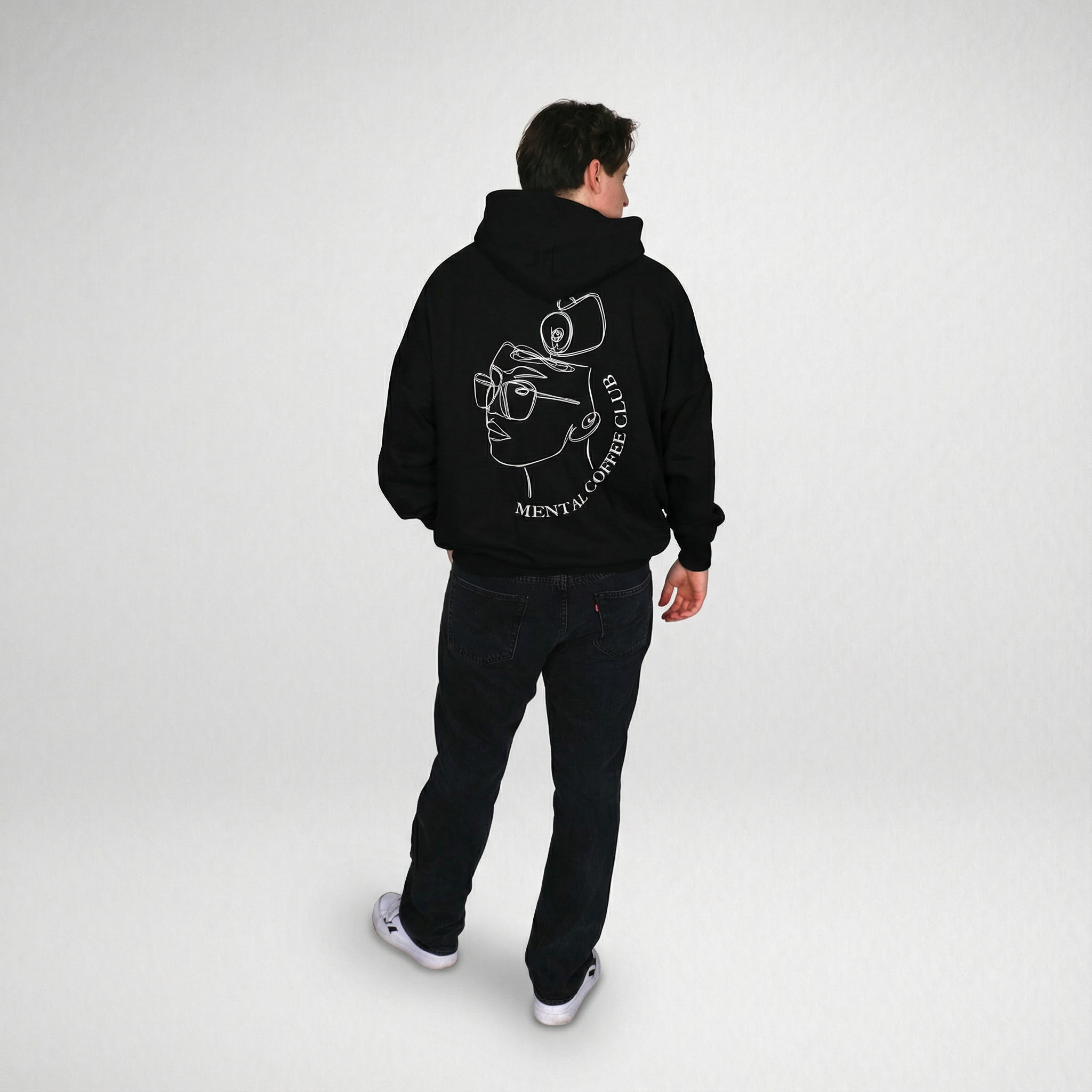 Oversize Hoodie "Mental Coffee Club (new version)"