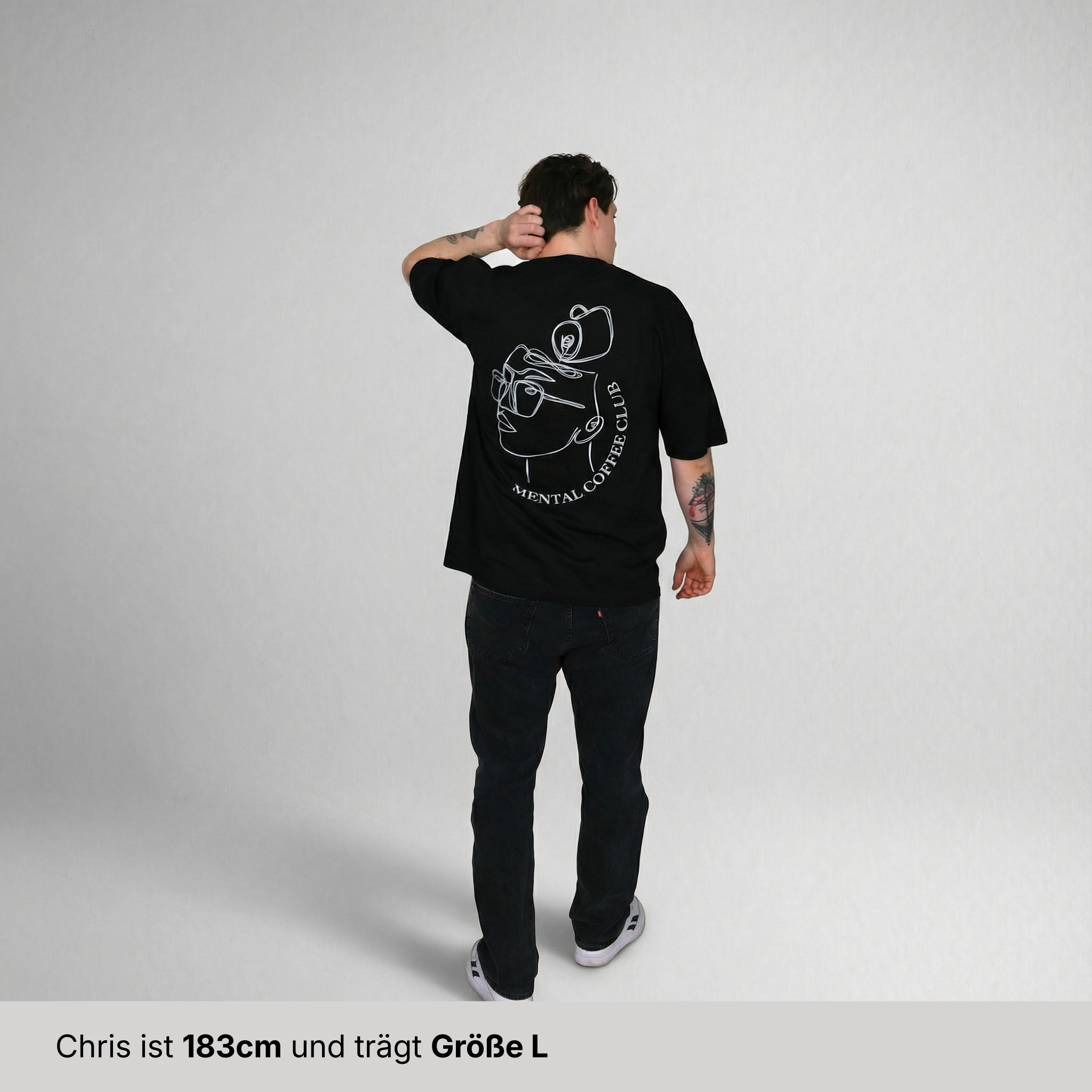 Oversize Shirt "Mental Coffee Club (new version)"