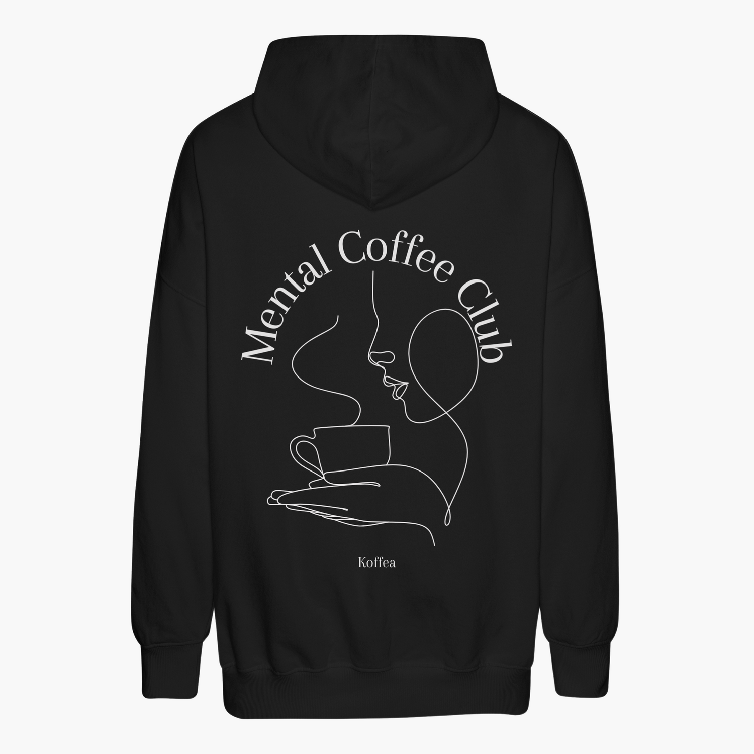 Unisex Oversize Hoodie &quot;MENTAL COFFEE CLUB&quot;