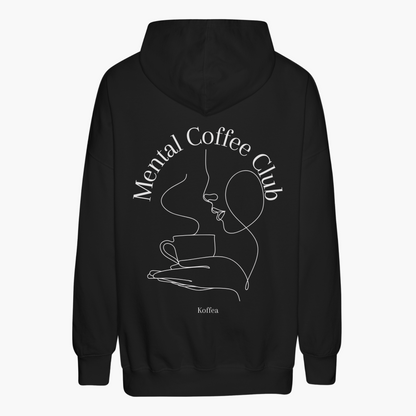 Unisex Oversize Hoodie &quot;MENTAL COFFEE CLUB&quot;