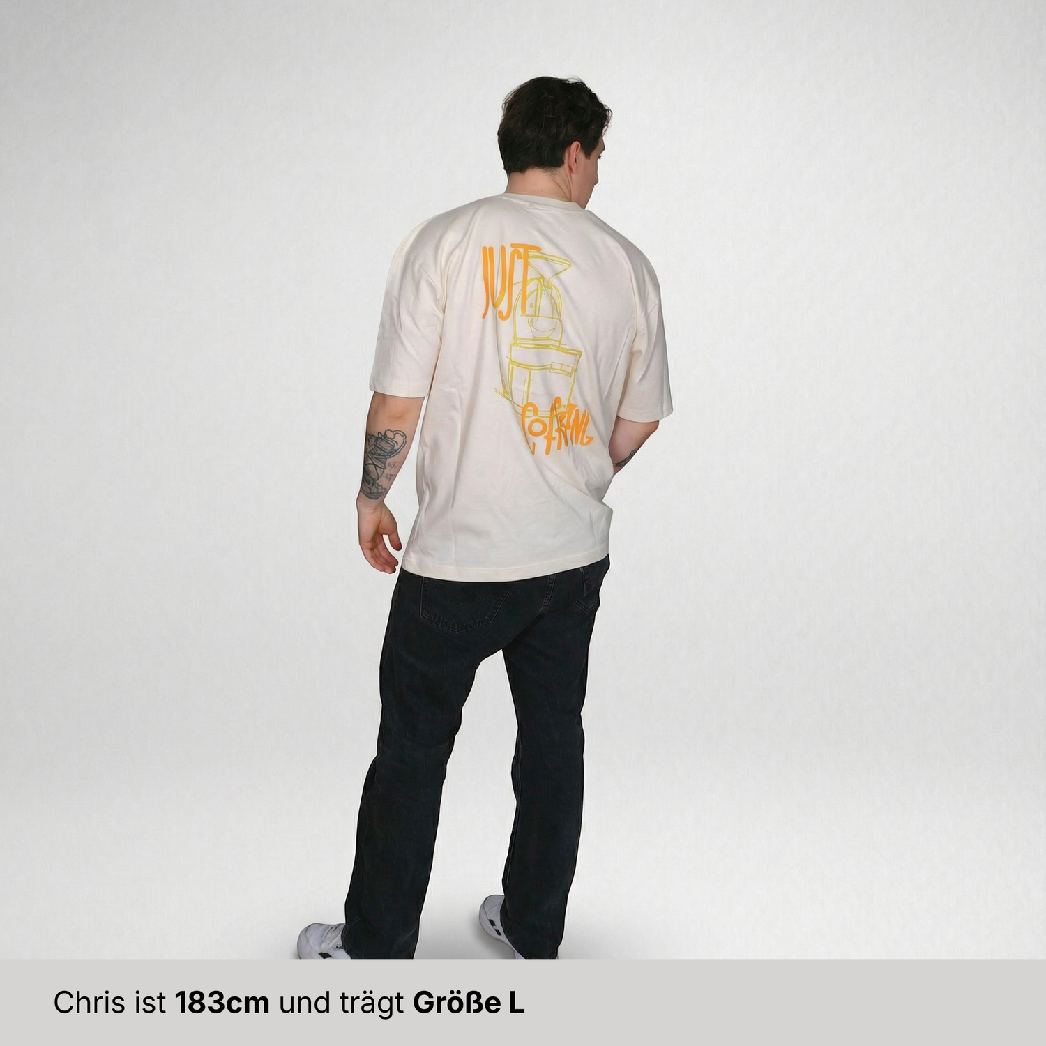 Oversize Shirt "Just Coffeeing (new version)"