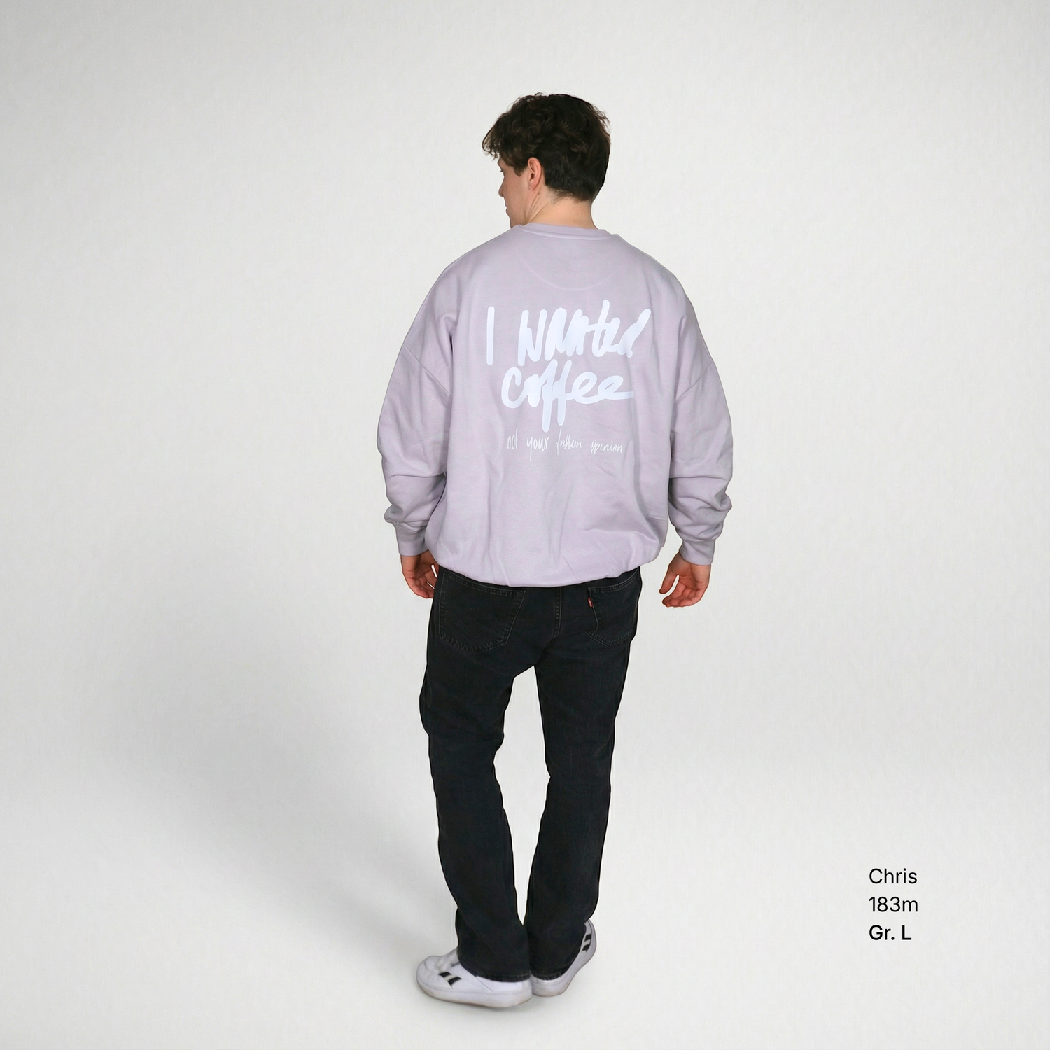 Unisex Oversize Sweatshirt "I Wanted Coffee (new version)"