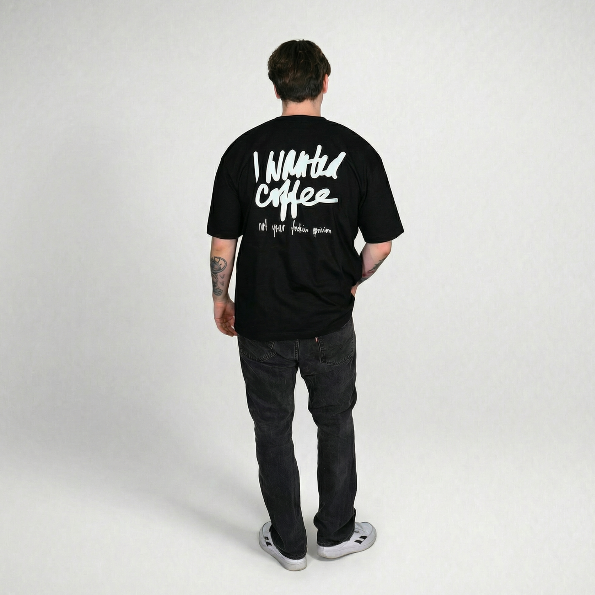 Oversize Shirt "I Wanted Coffee (new version)"