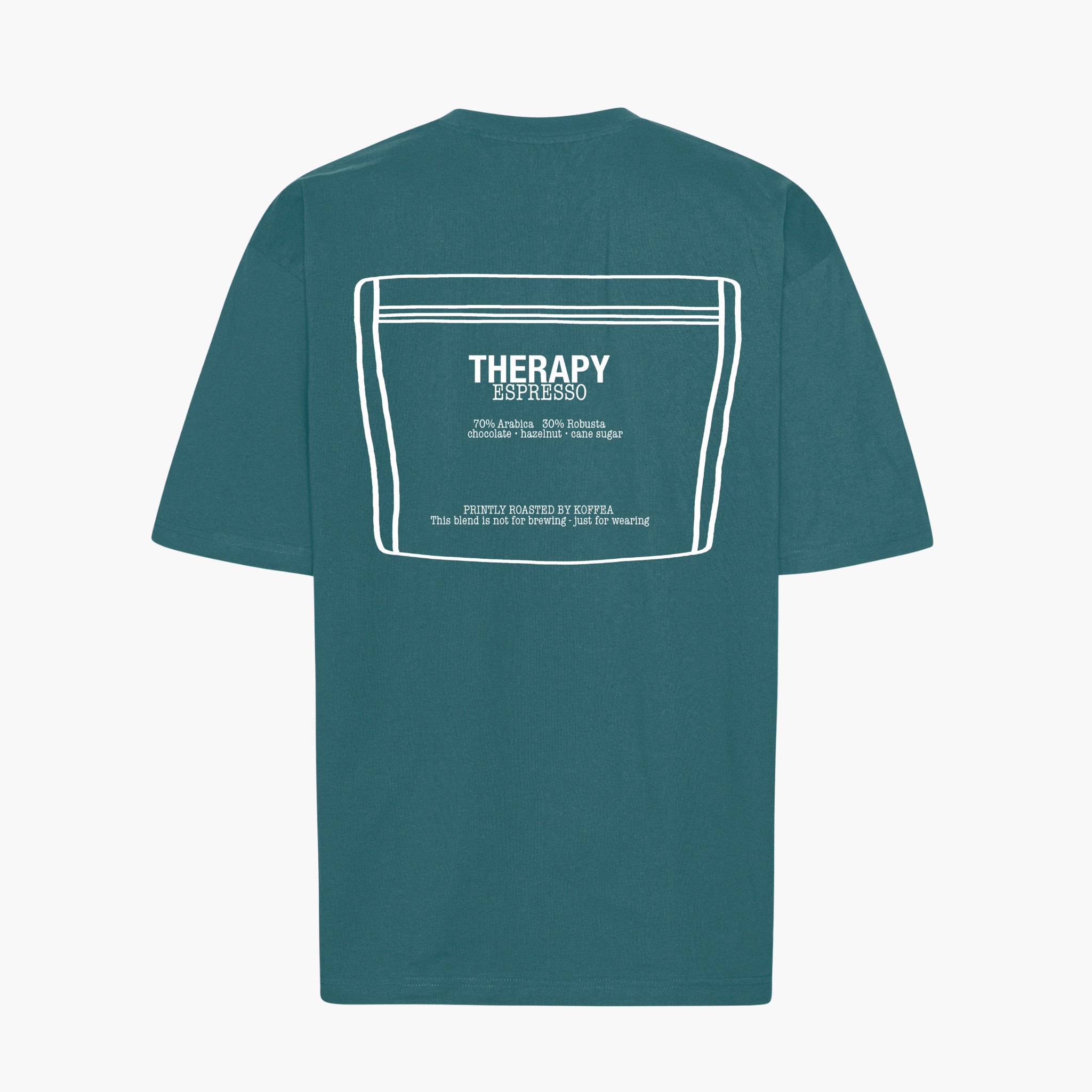 Oversize Shirt "Therapy Espresso"