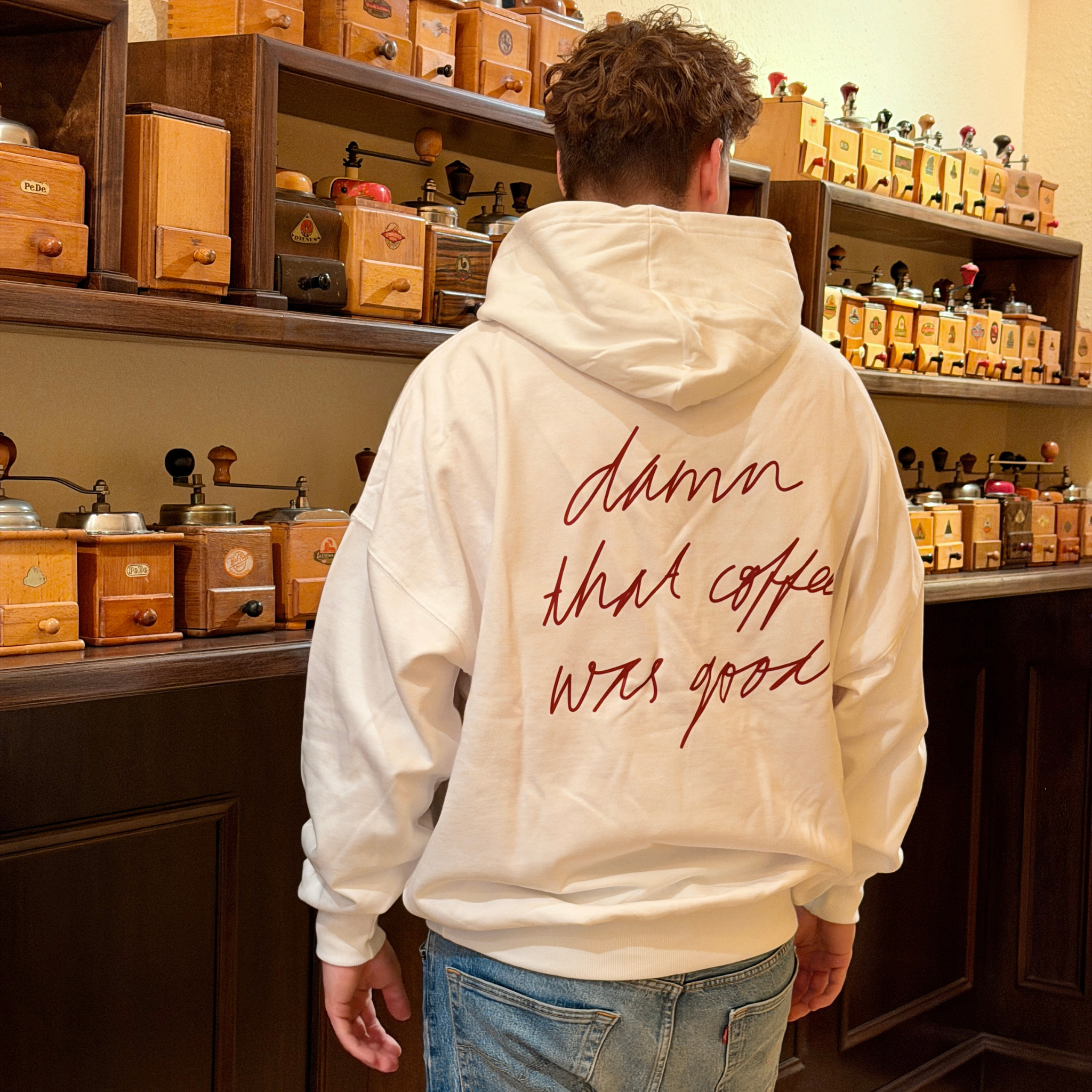 Oversize Hoodie "Damn Coffee"