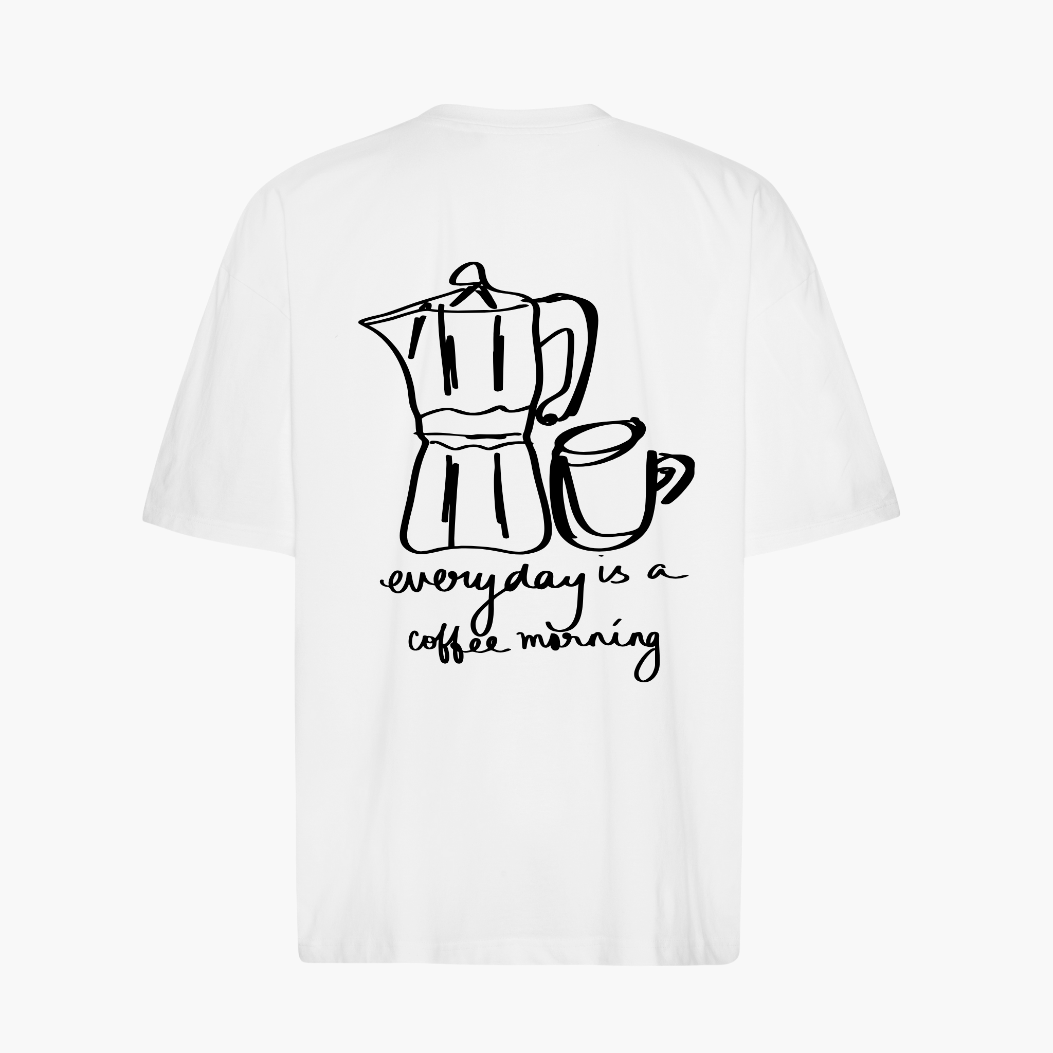 Oversize Shirt "Coffee Morning"