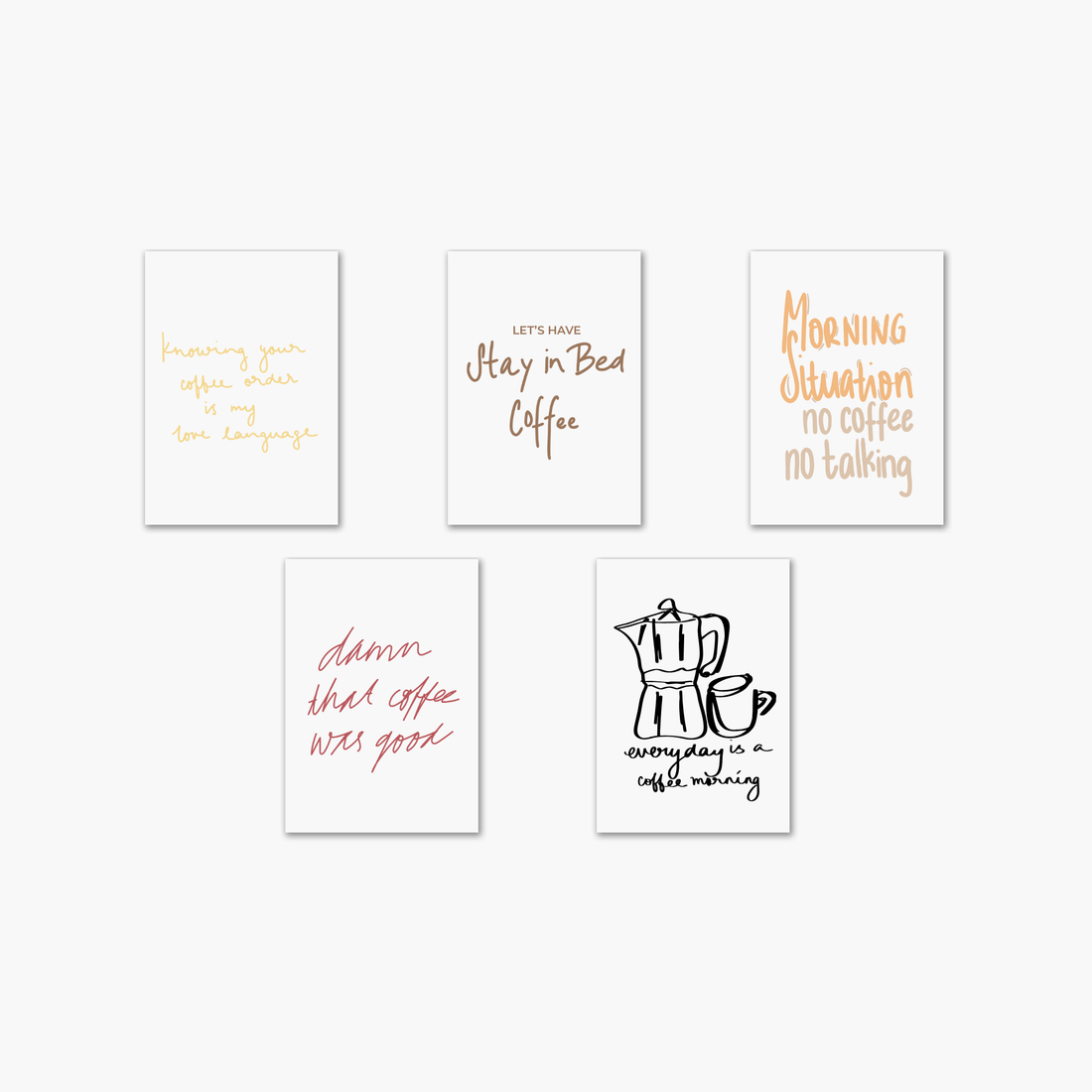 Postkarten-Bundle (5 Stück, je 1x)