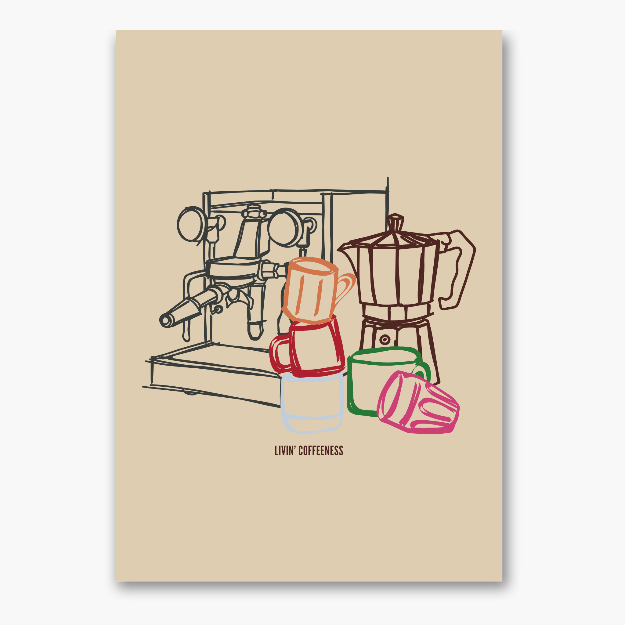 Postkarte "Livin&