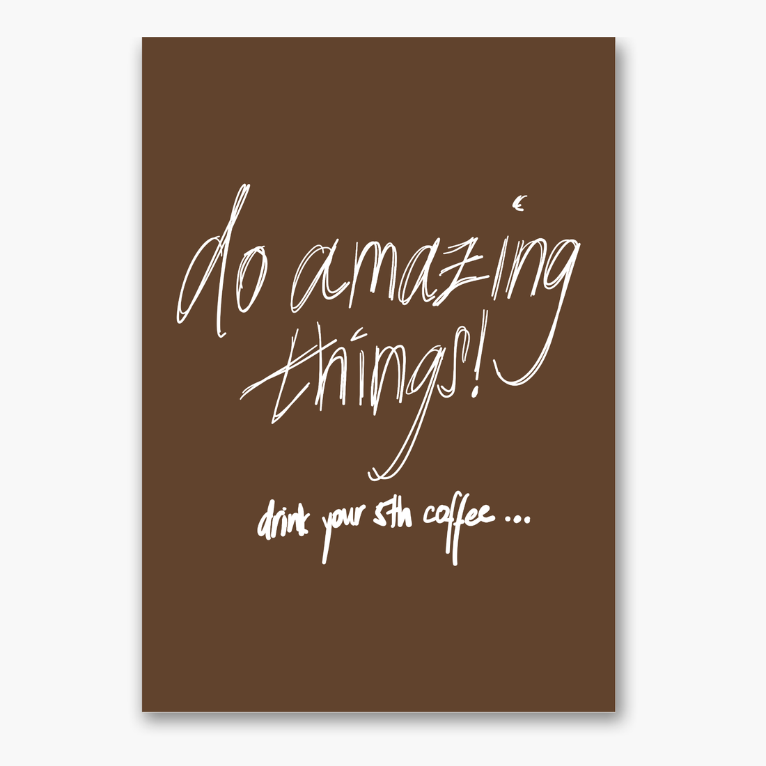 Poster "5th Coffee"