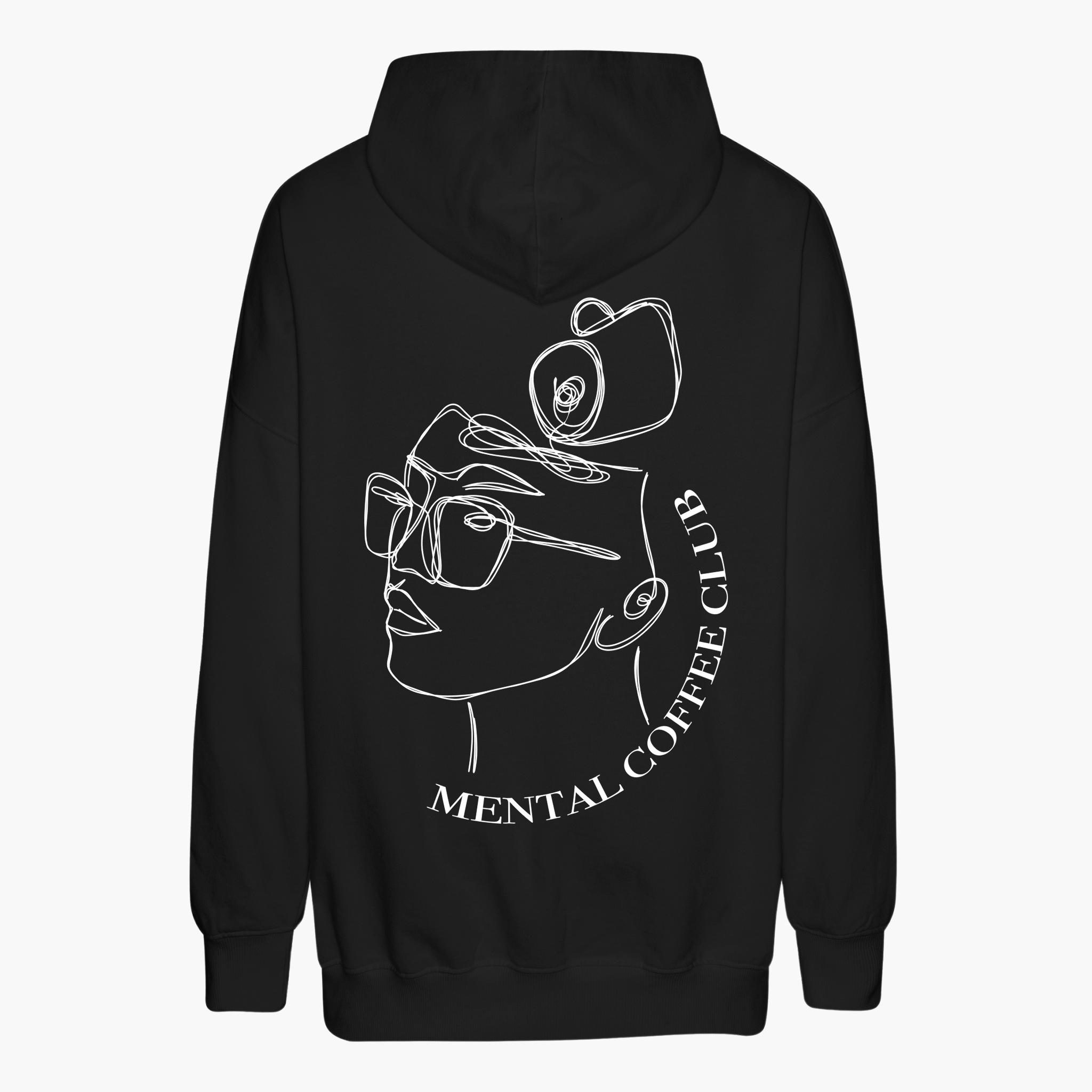 Oversize Hoodie "Mental Coffee Club (new version)"