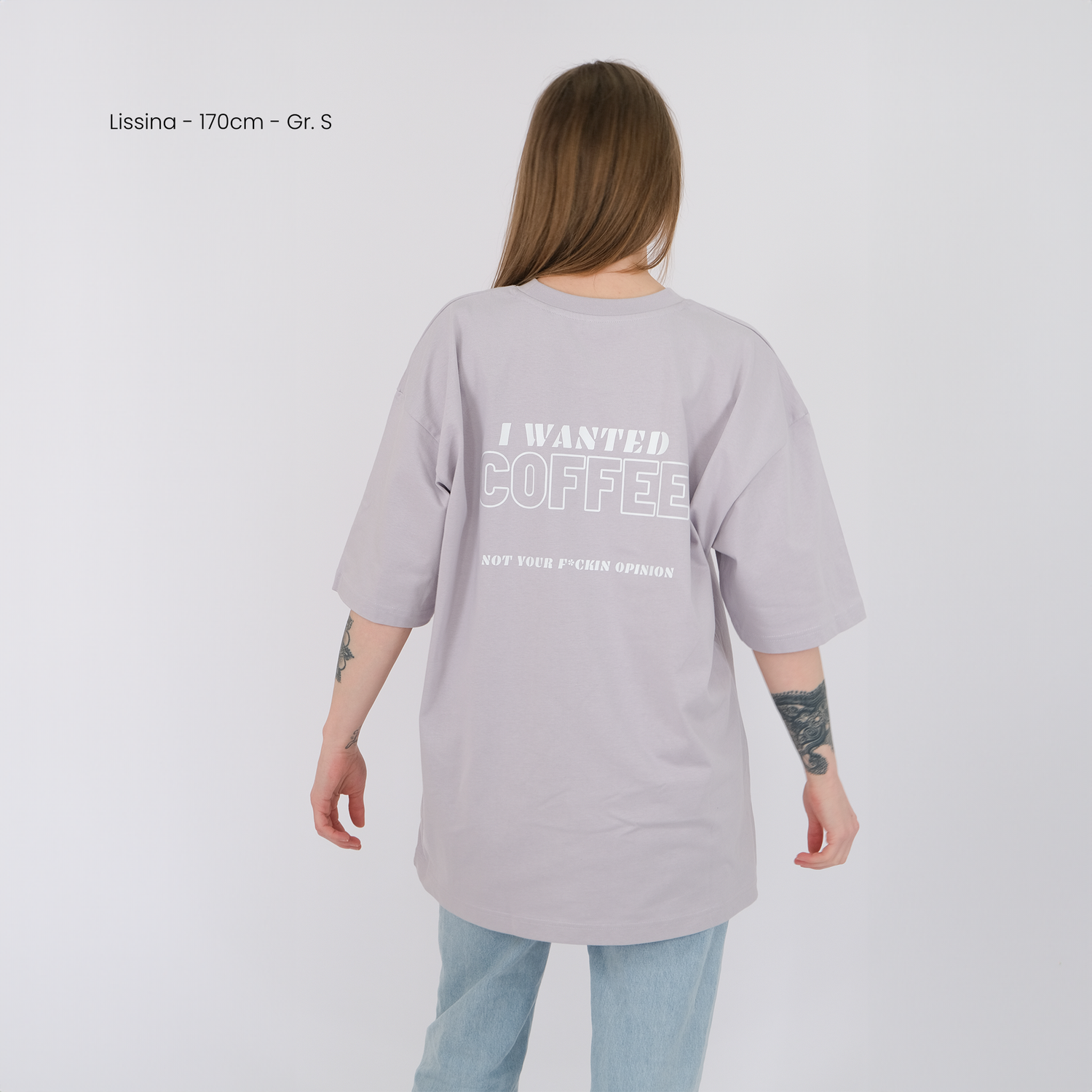 Unisex Oversize Shirt &quot;I WANTED COFFEE&quot;