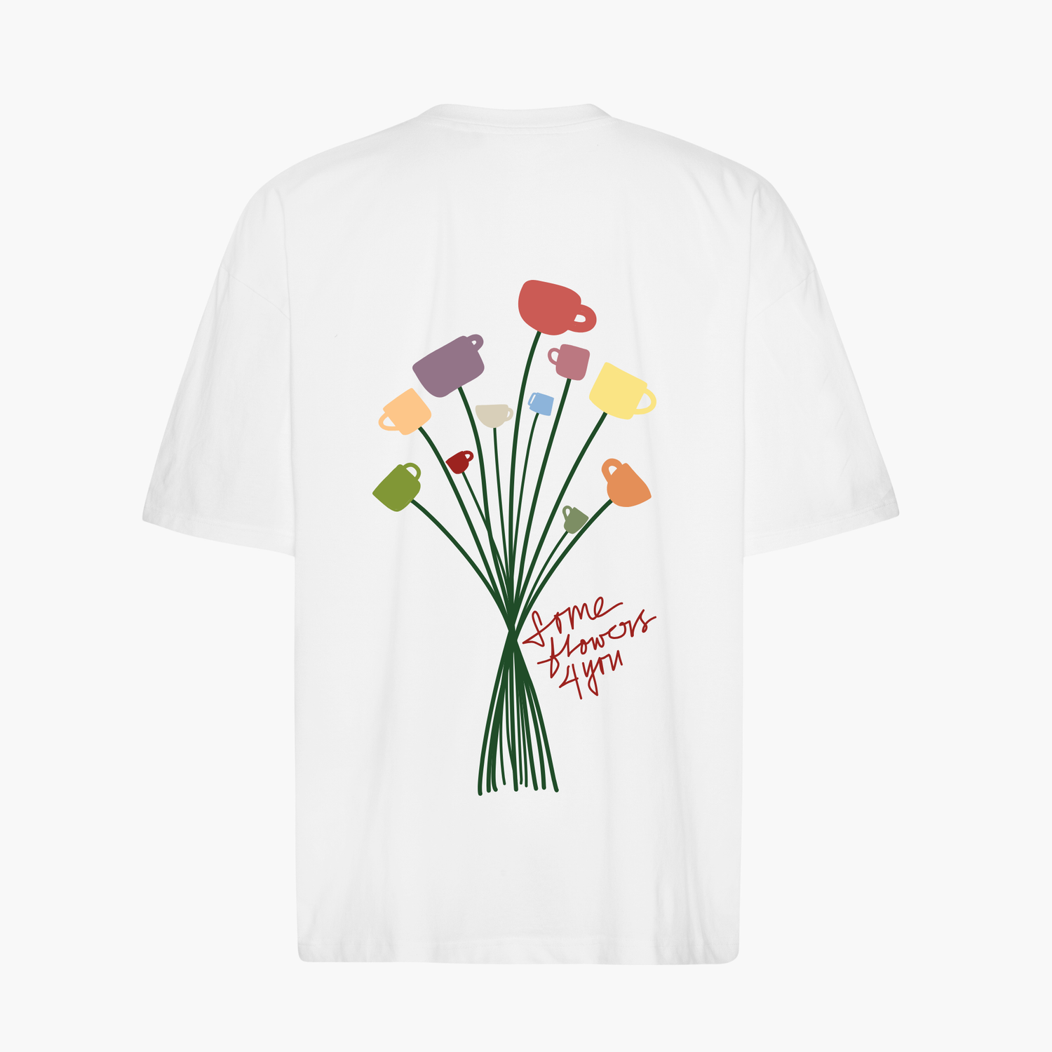 Einzelpiece - Oversize Shirt - "Tassenstrauß"