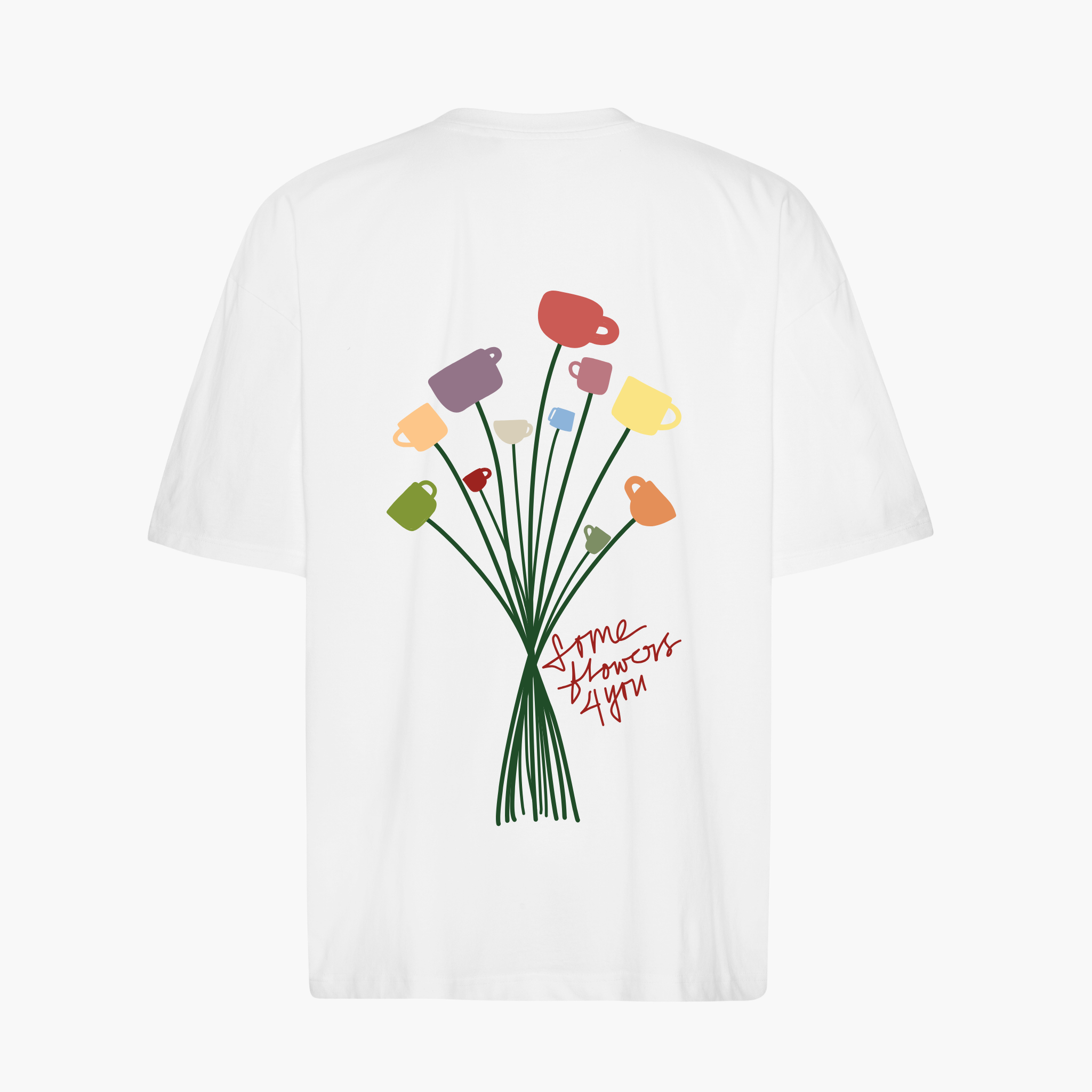 Einzelpiece - Oversize Shirt - "Tassenstrauß"