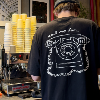 Oversize Shirt "Coffee Call"