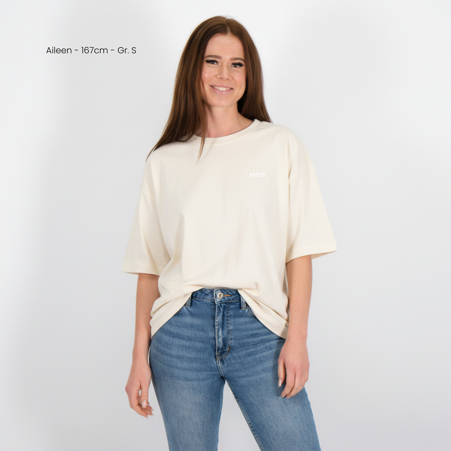 Unisex Oversize Shirt &quot;JUST COFFEEING&quot;