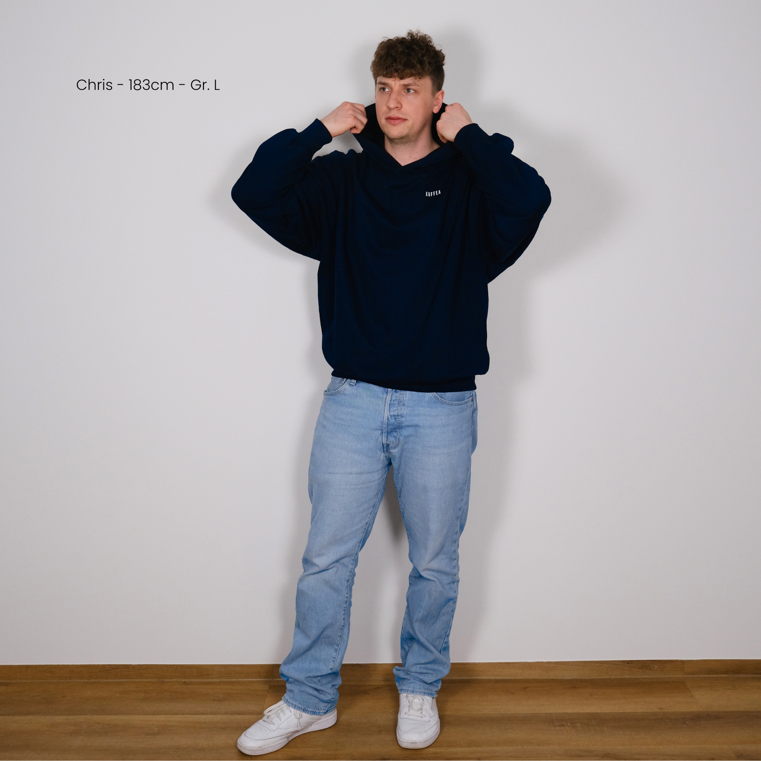 Unisex Oversize Hoodie &quot;Weil Kaffee (yellow version)&quot;