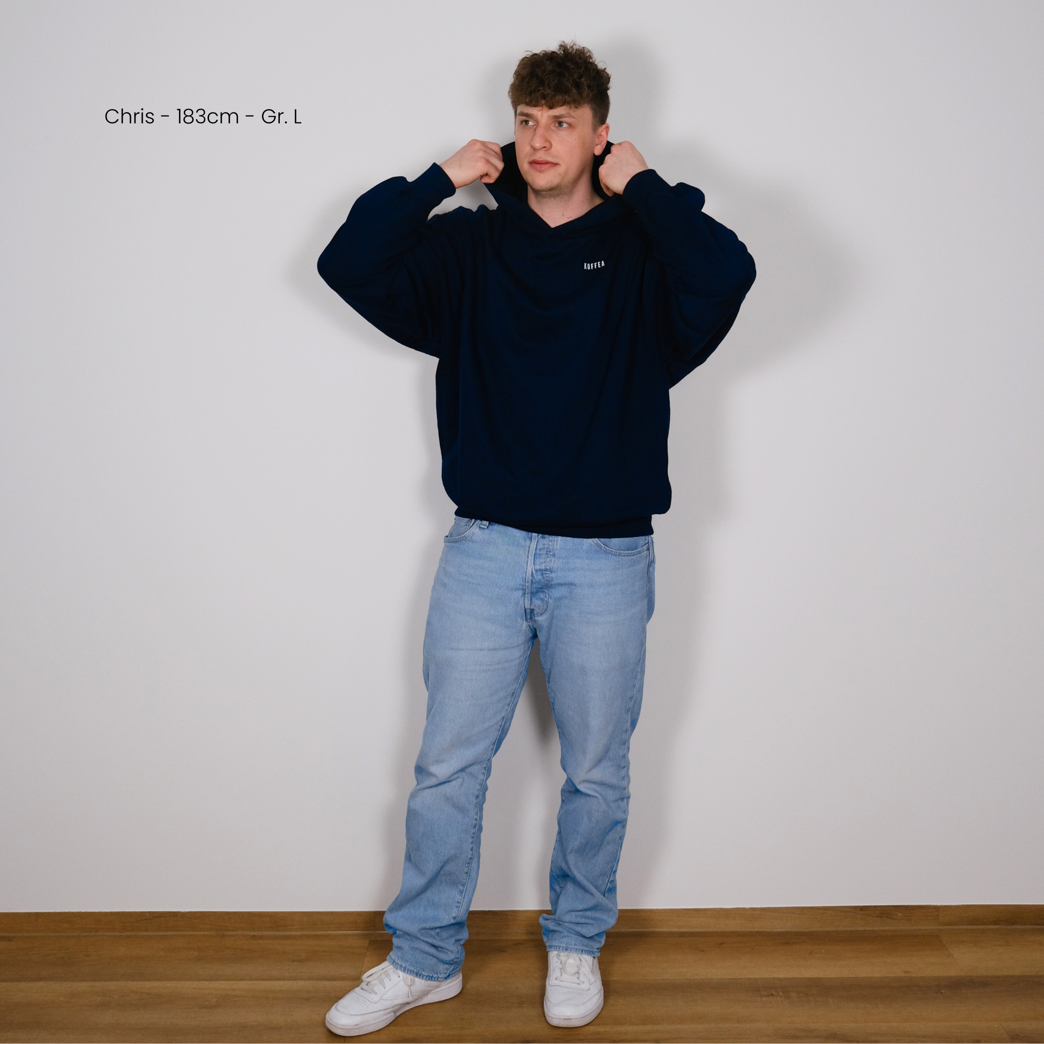 Unisex Oversize Hoodie &quot;Weil Kaffee (yellow version)&quot;