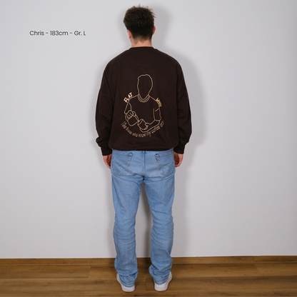 Unisex Oversize Sweatshirt &quot;Flat White&quot;