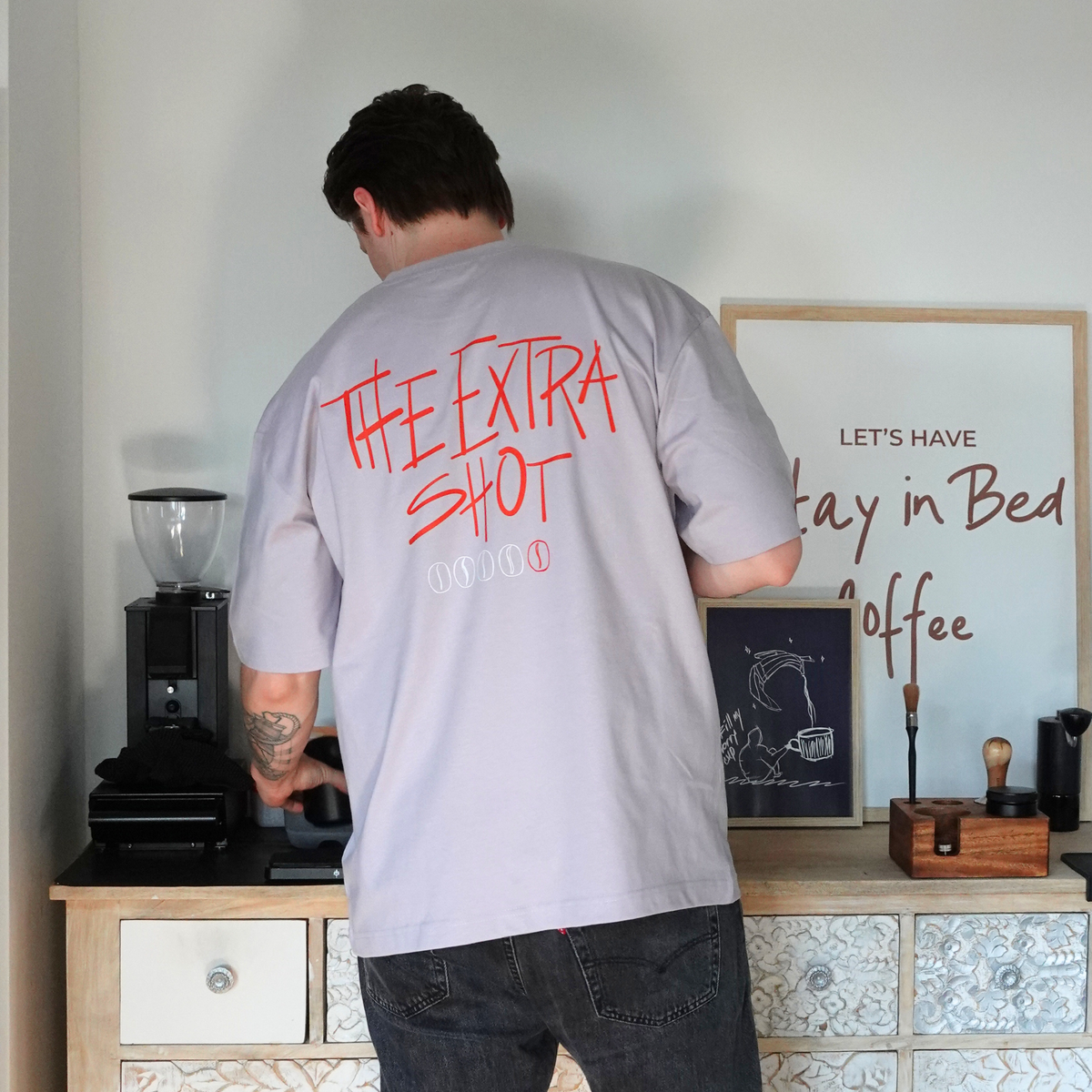 Oversize Shirt "Extra Shot"