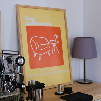 cozy coffee corner - Poster