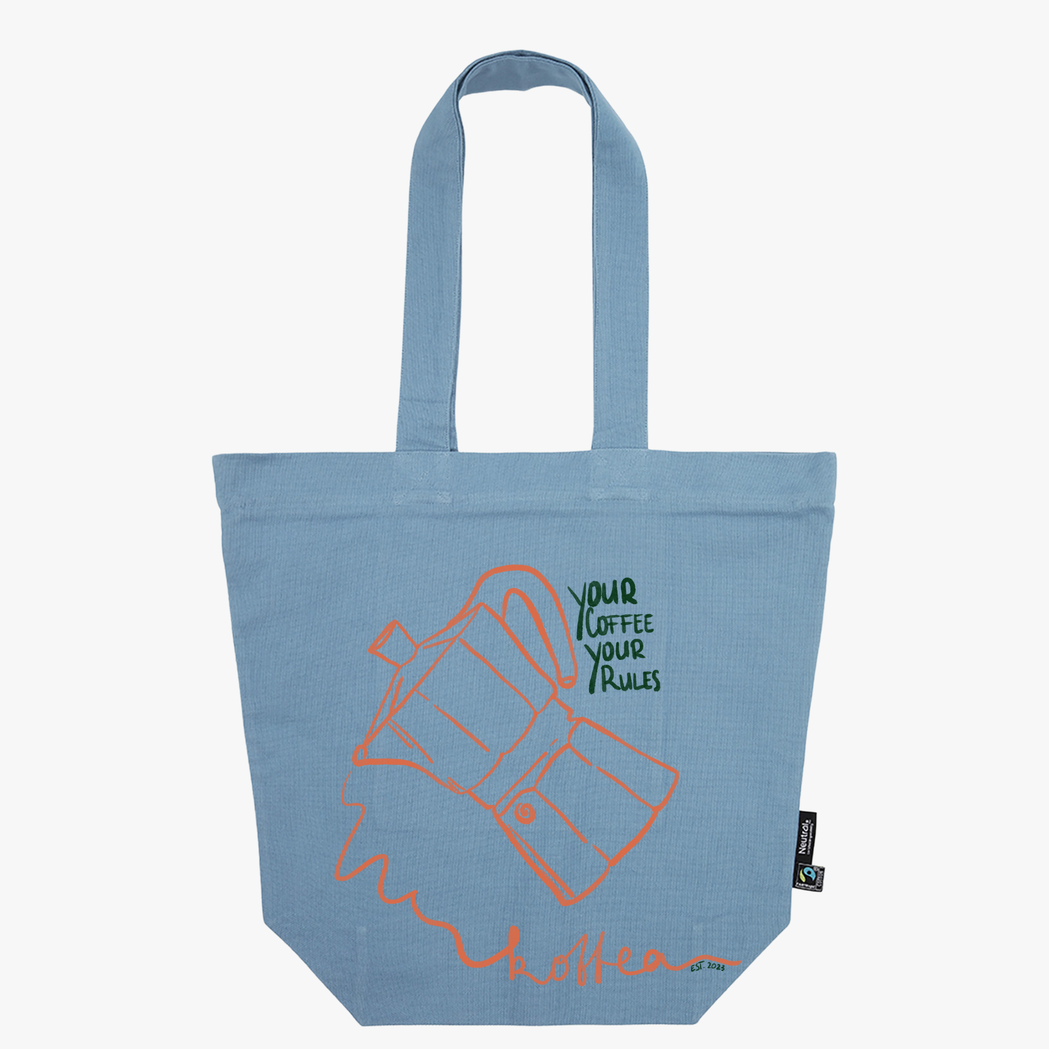 YOUR COFFEE YOUR RULES - ZIPPER BAG
