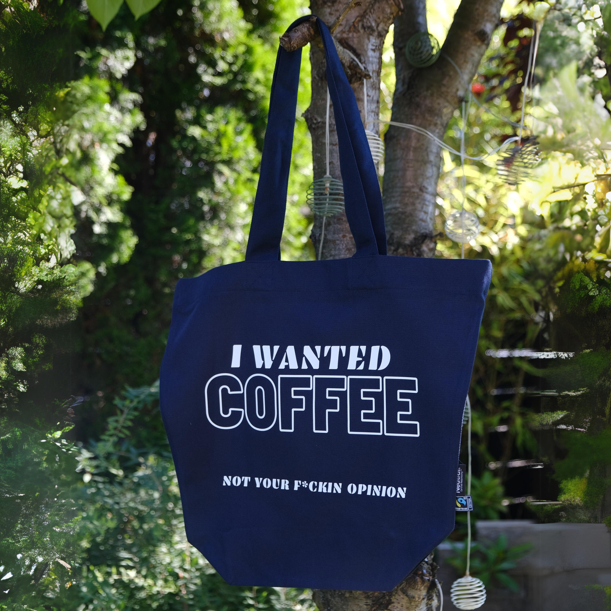 I WANTED COFFEE - ZIPPER BAG