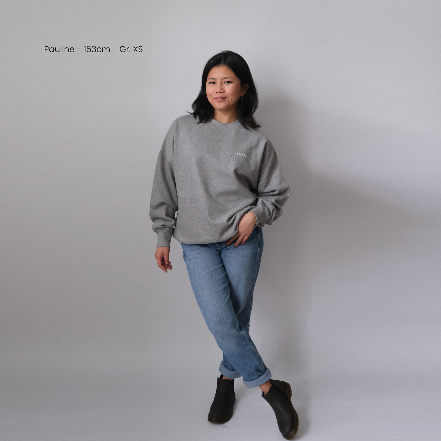 Unisex Oversize Sweatshirt &quot;Coffee Letter&quot;