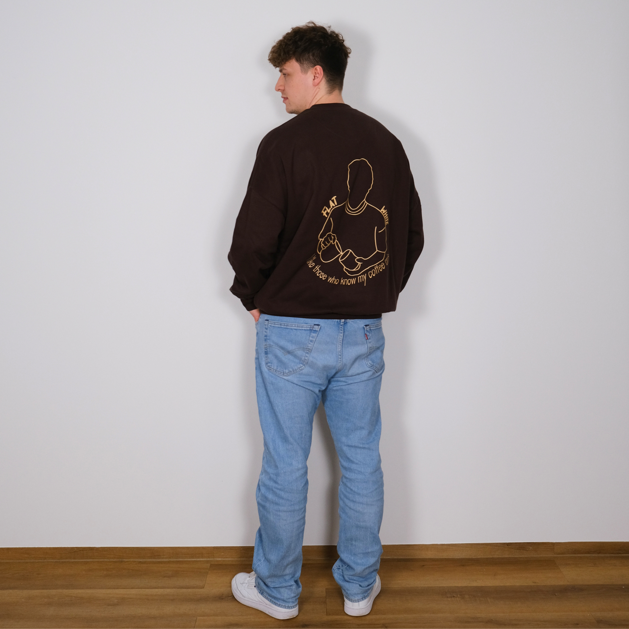 Oversize Sweatshirt "Flat White"