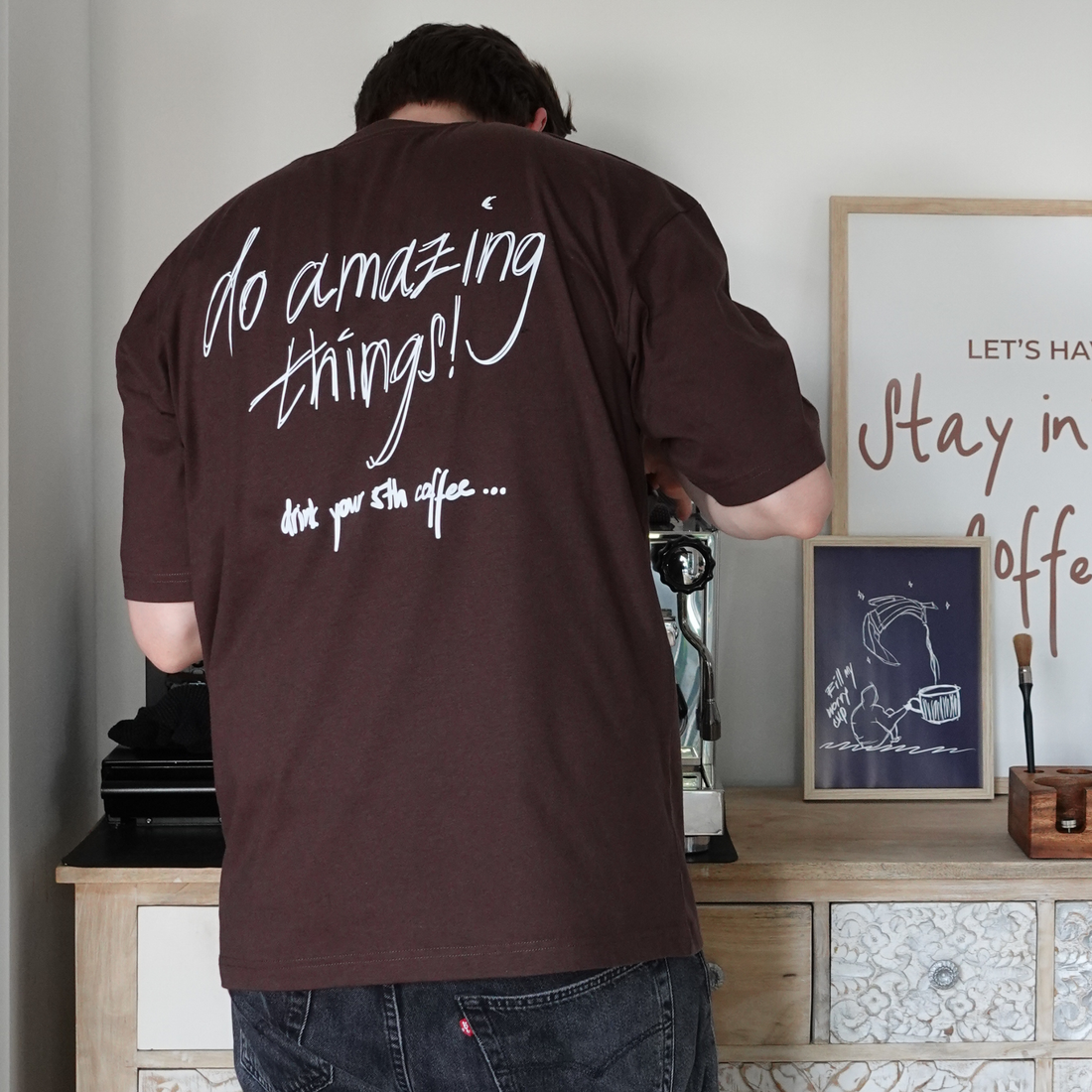 Oversize Shirt "5th Coffee"