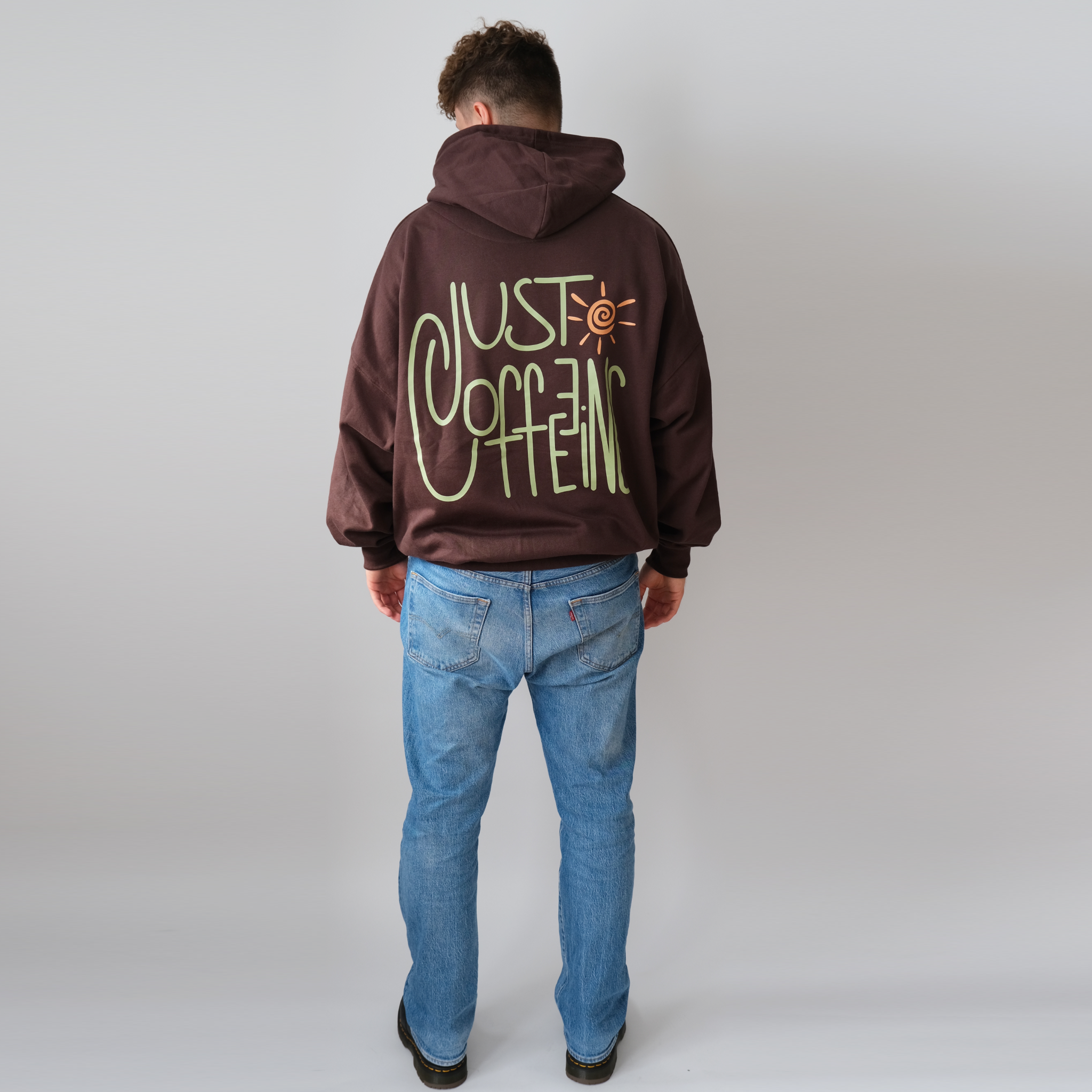 Oversize Hoodie "Just Coffeeing"