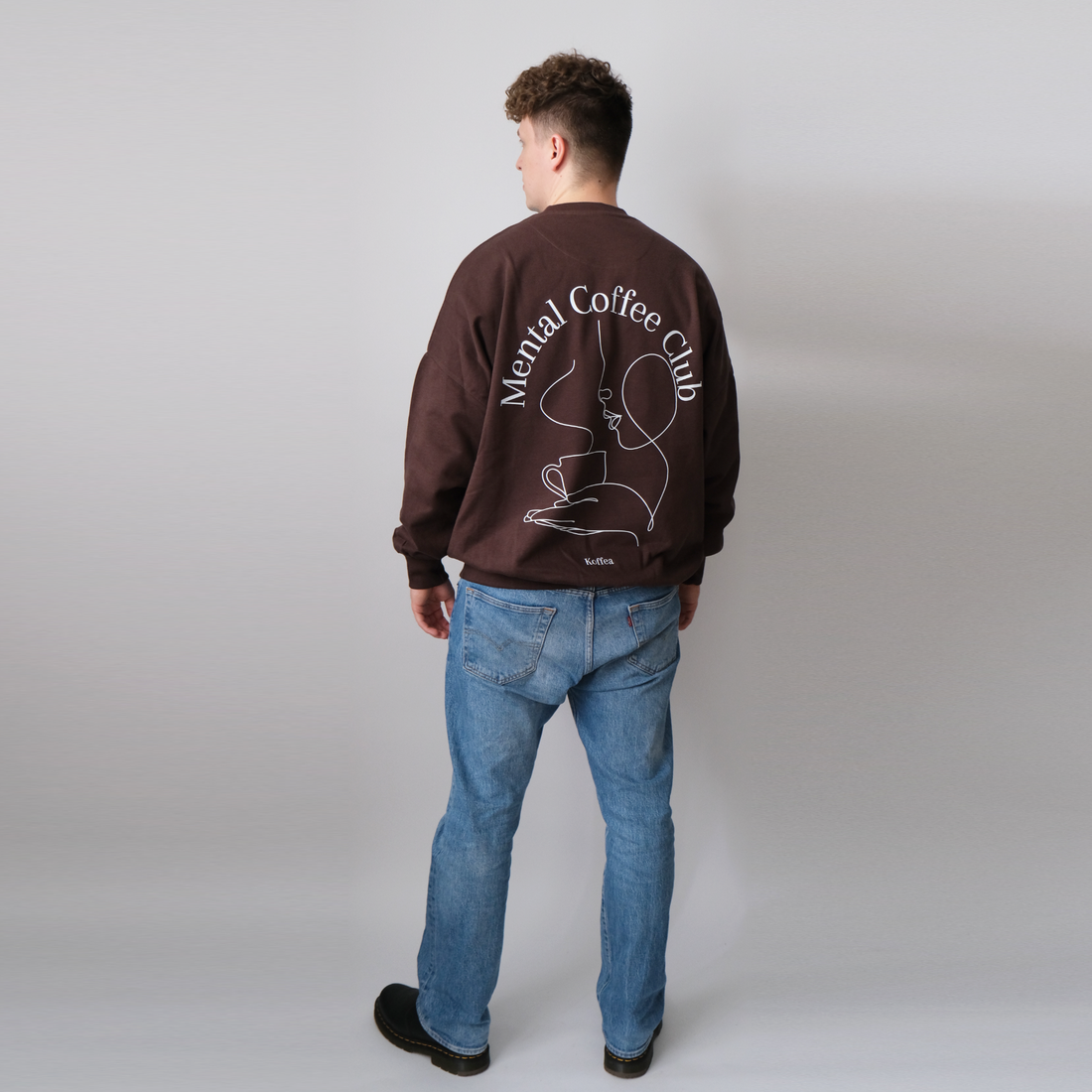 MENTAL COFFEE CLUB - Unisex Oversize Sweatshirt