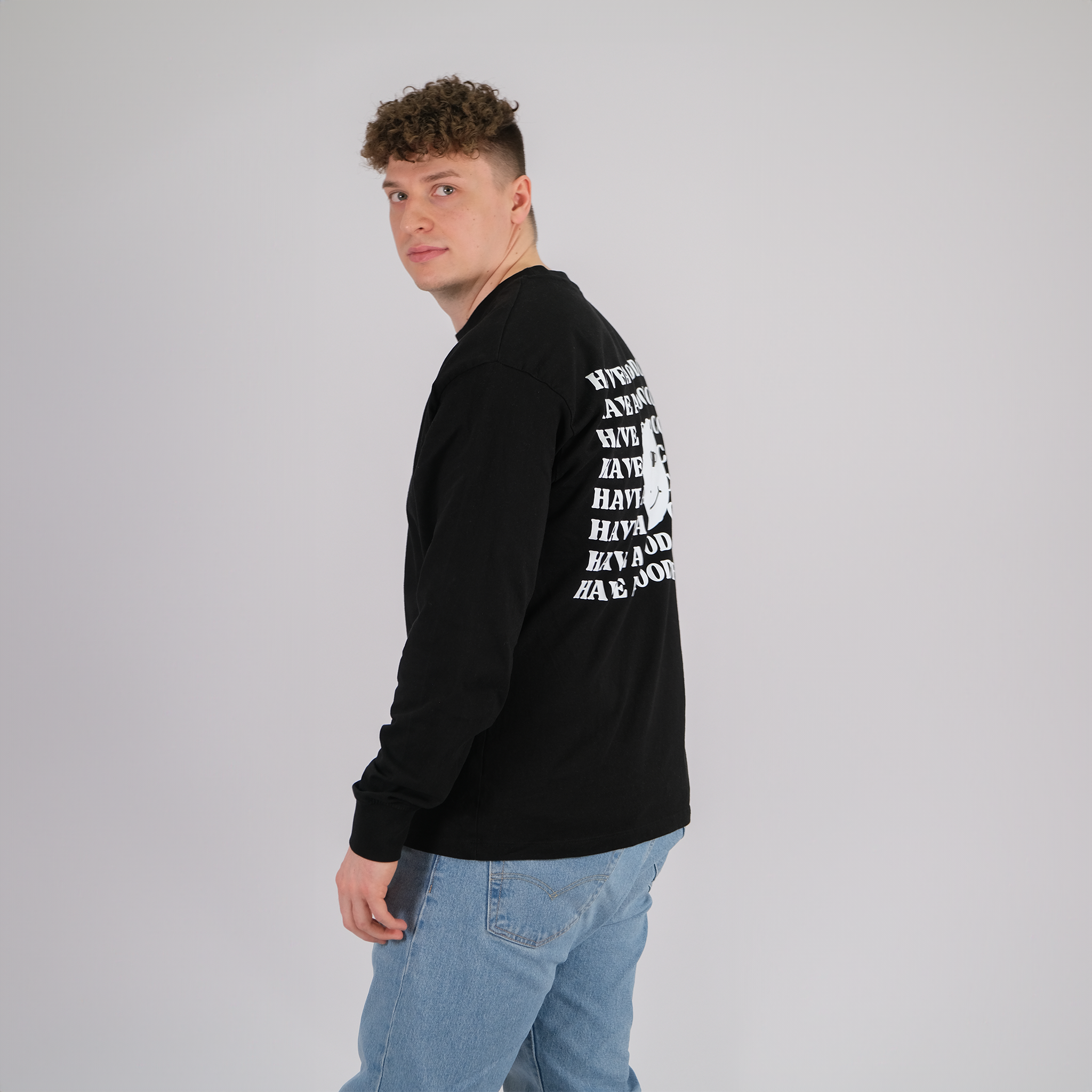 Unisex Oversize Longsleeve &quot;Have a good coffee&quot;