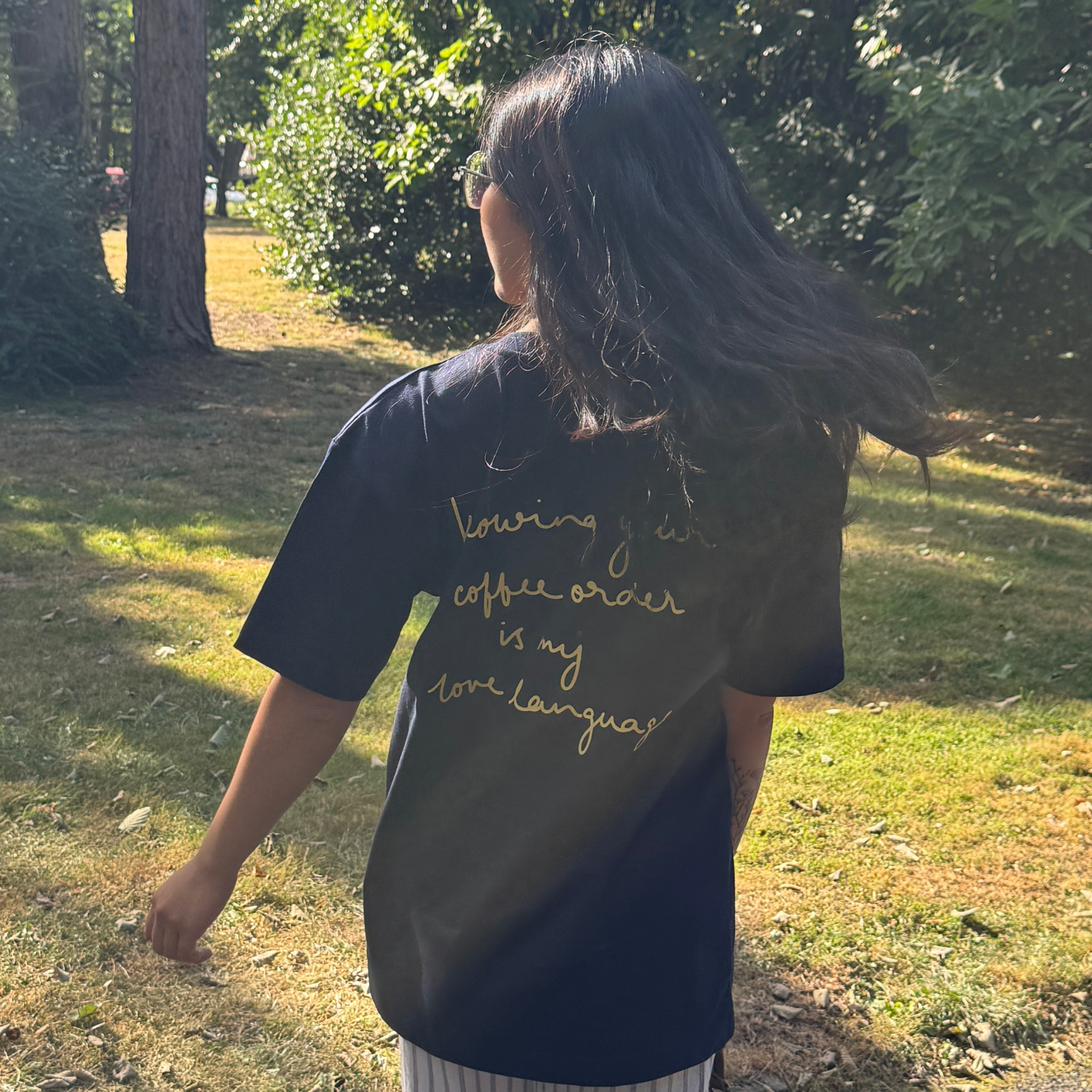 Oversize Shirt "Coffee Order"