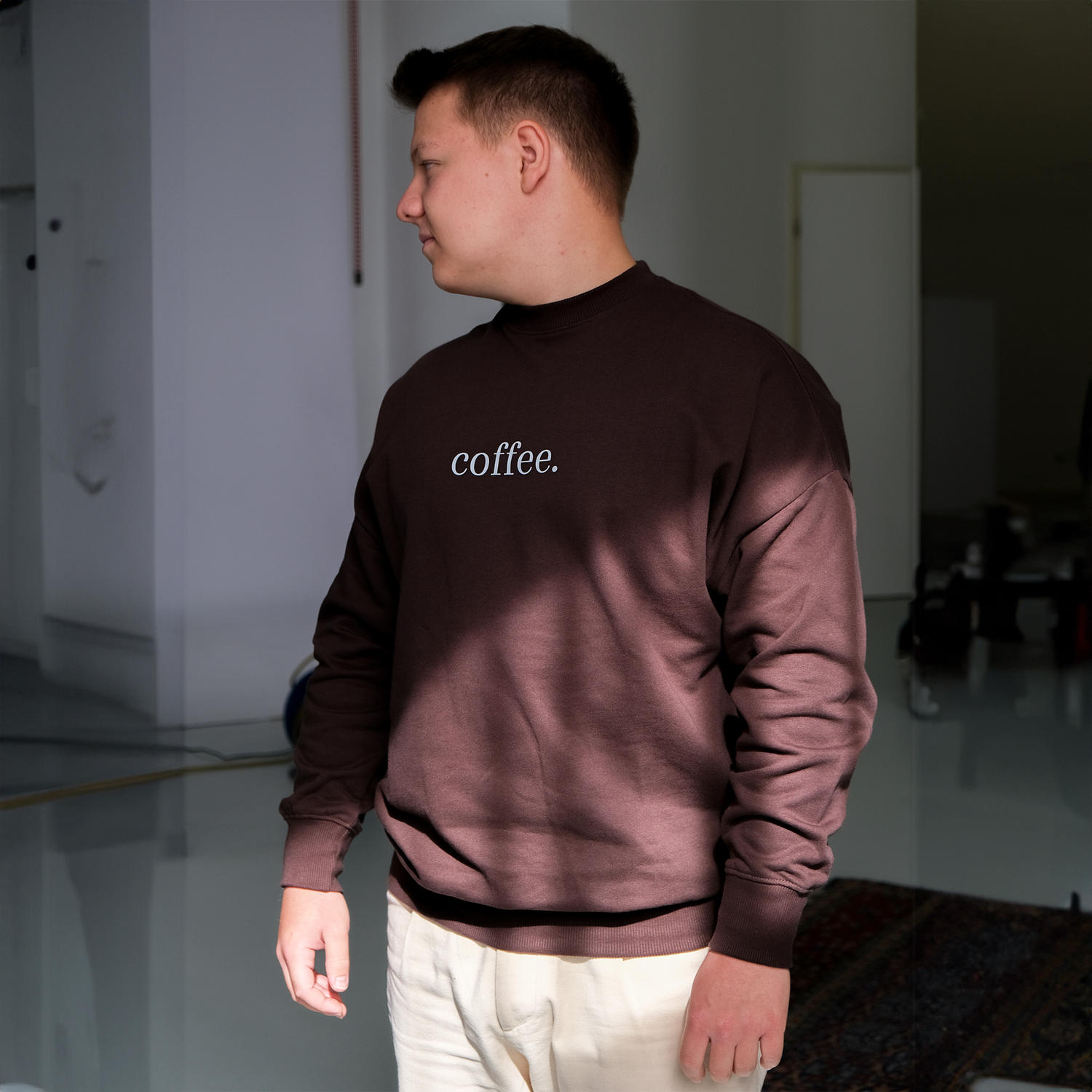 Einzelpiece - Oversize Sweatshirt - "Coffee"