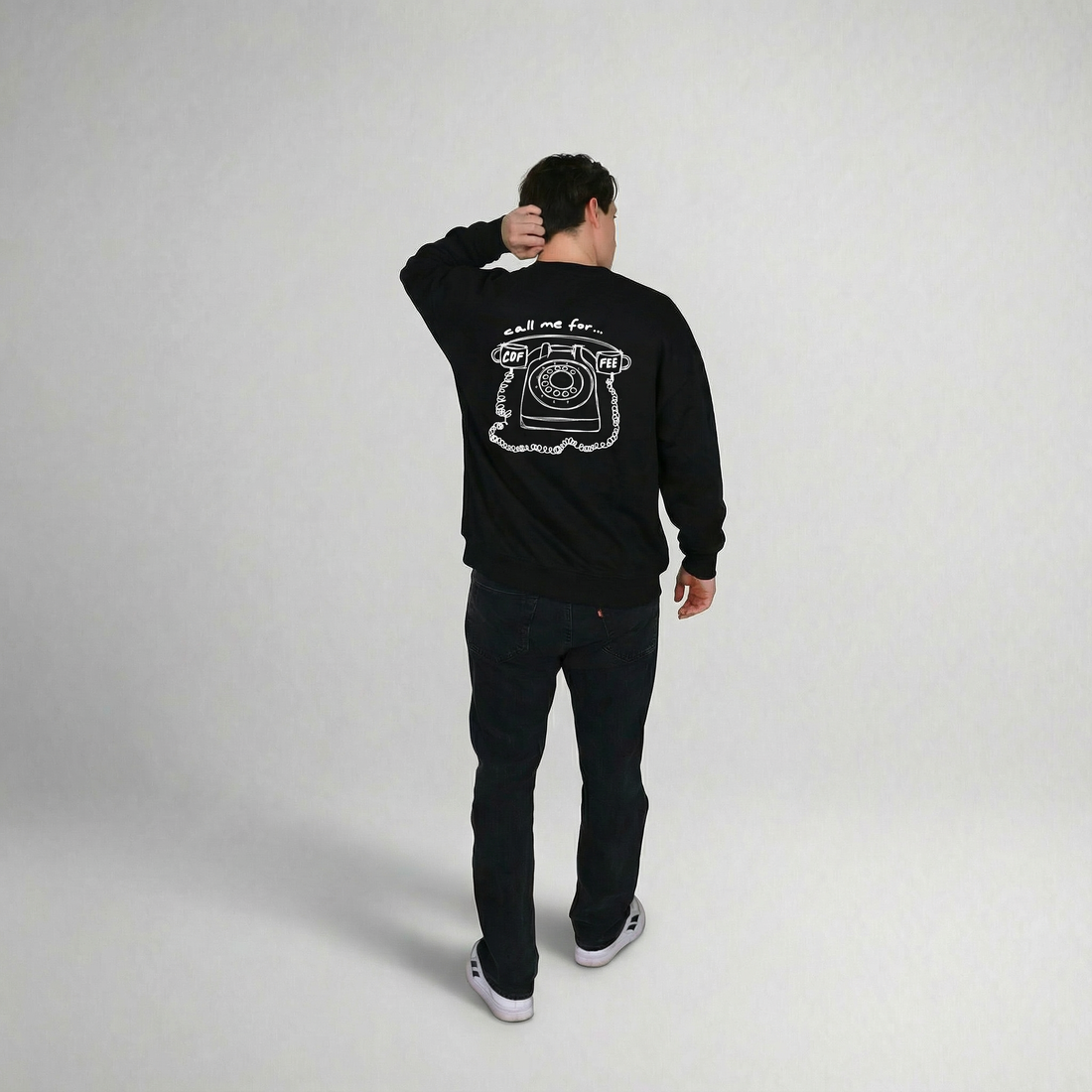 Oversize Sweatshirt "Coffee Call"