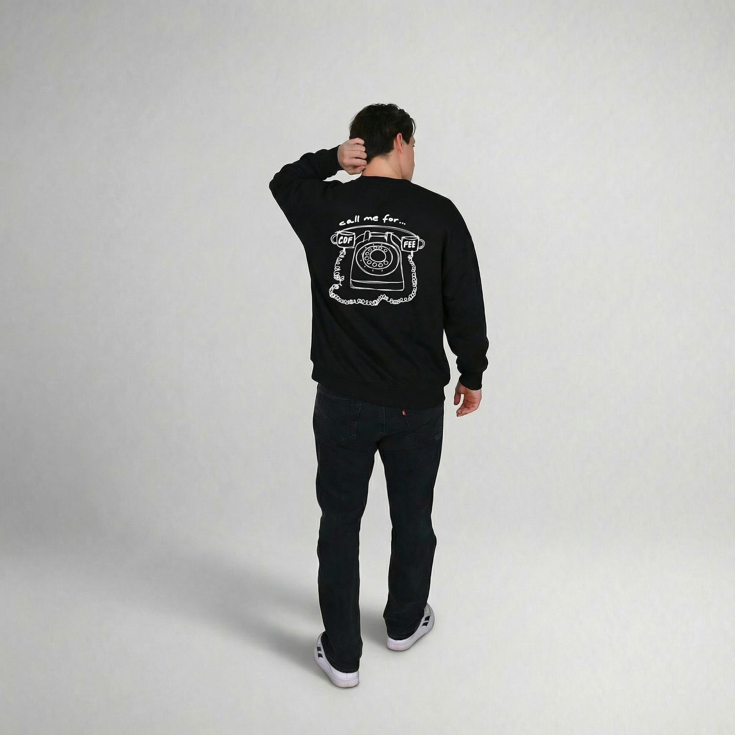 Oversize Sweatshirt "Coffee Call"